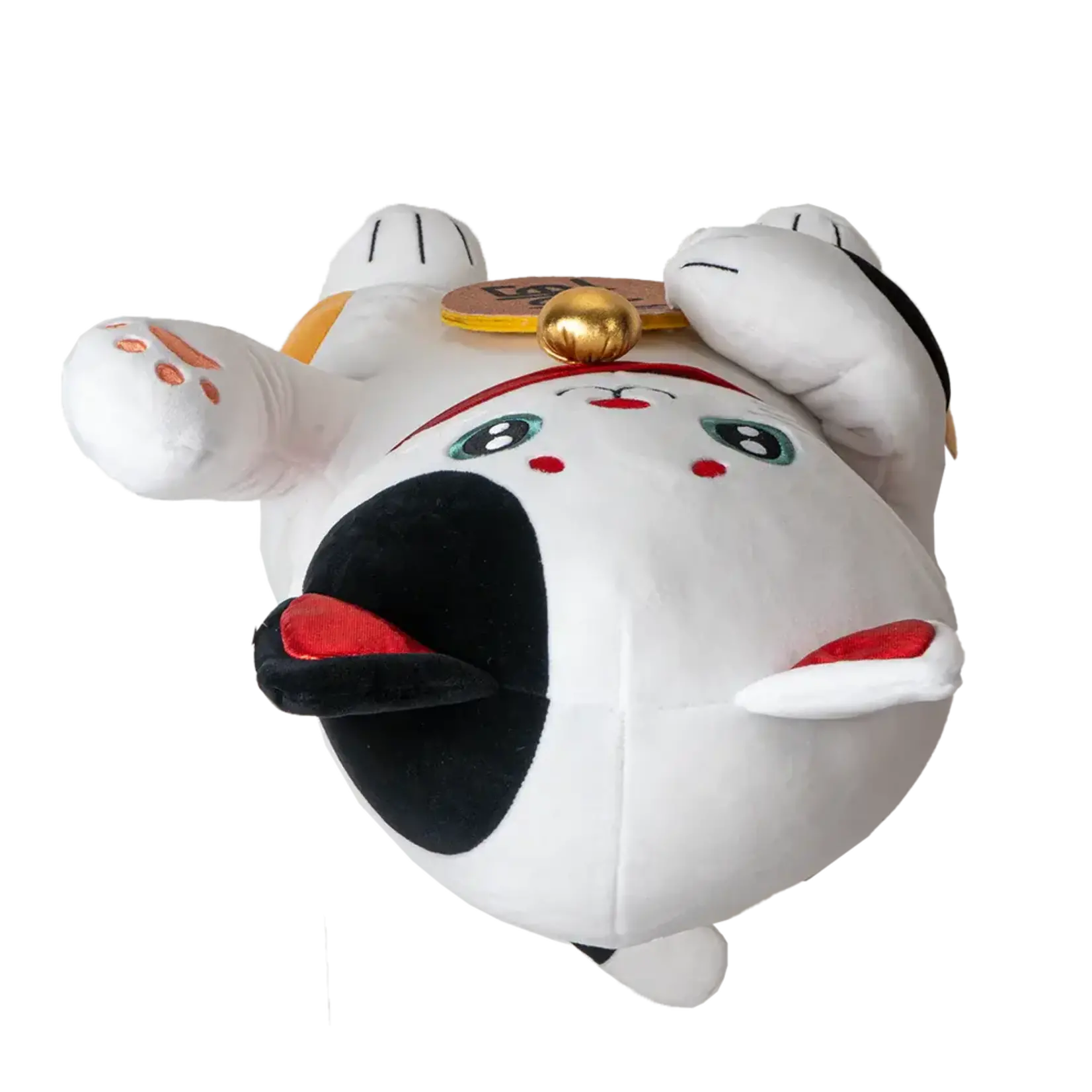 Plush - 8"H Maneki Neko Lucky Cat Squishable Calico
