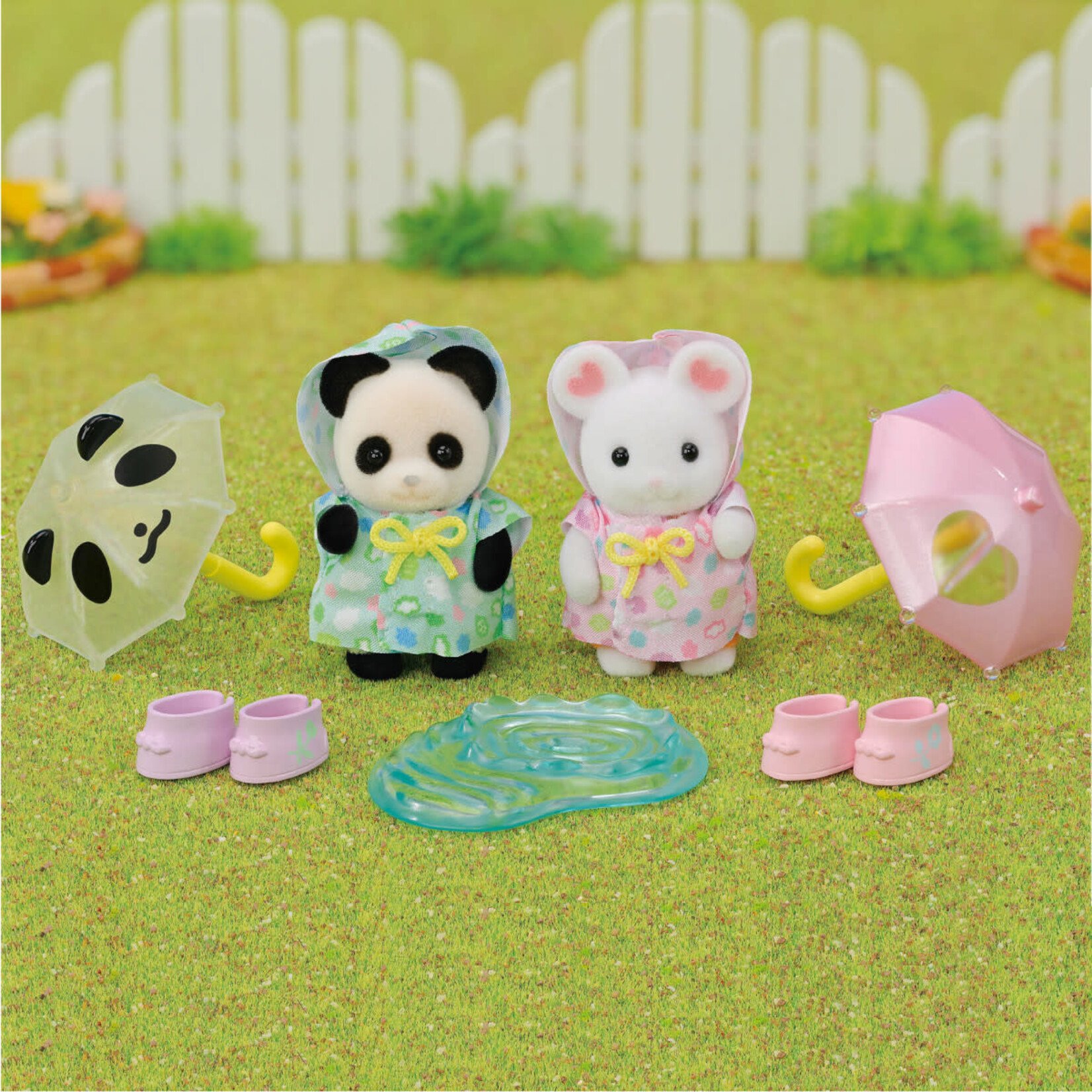 Calico Critters Calico Critters - Nursery Friends -Rainy Day Duo- CC2171