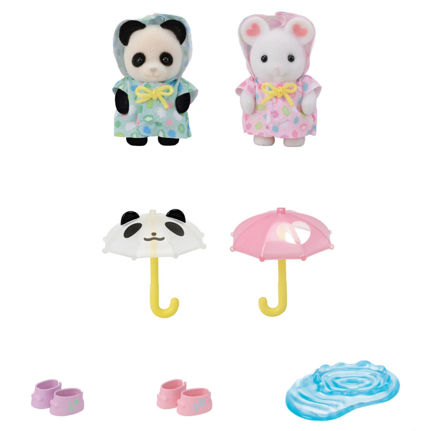 Calico Critters Calico Critters - Nursery Friends -Rainy Day Duo- CC2171