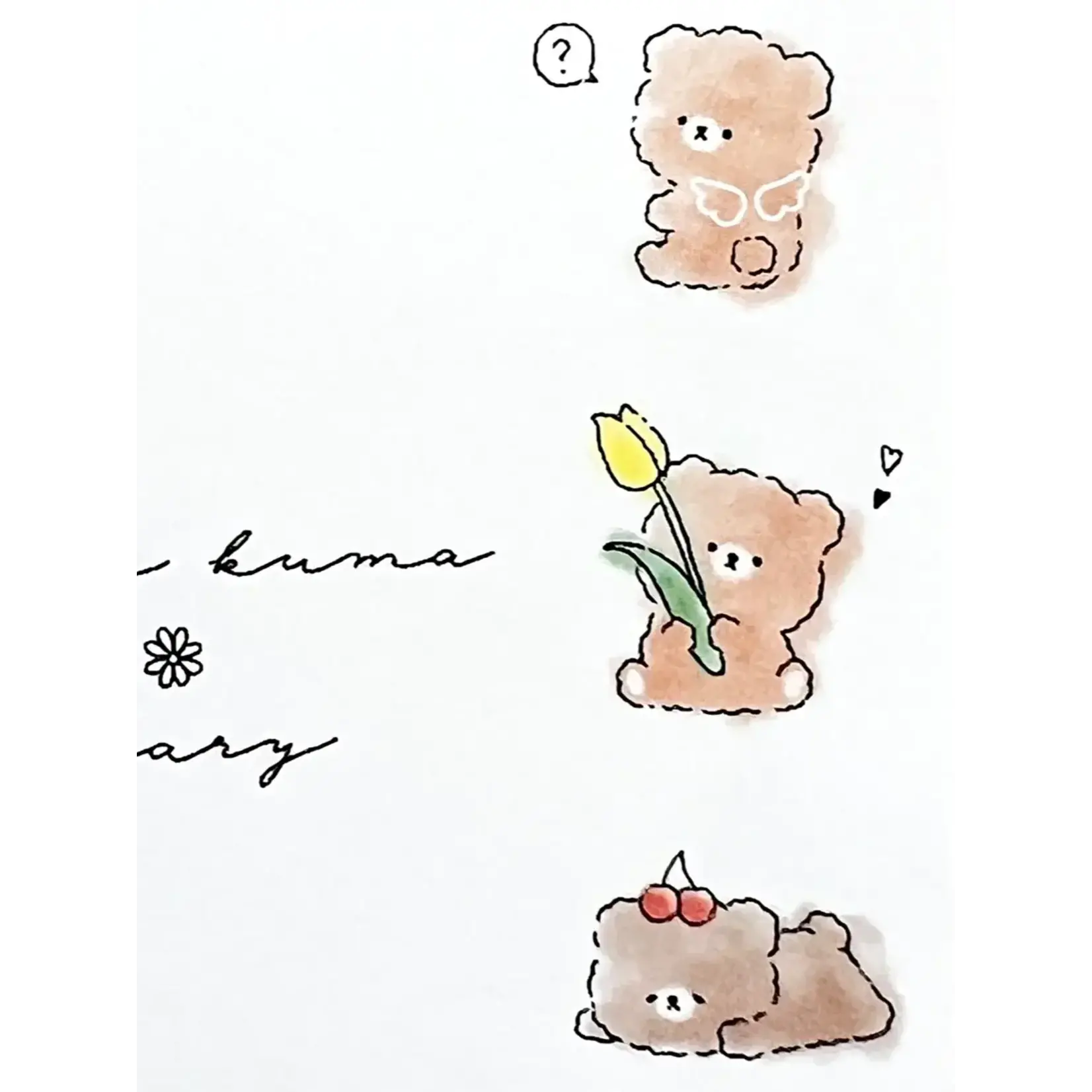 Crux Kuma Kuma Bear Diary Mini Notepads - 112669