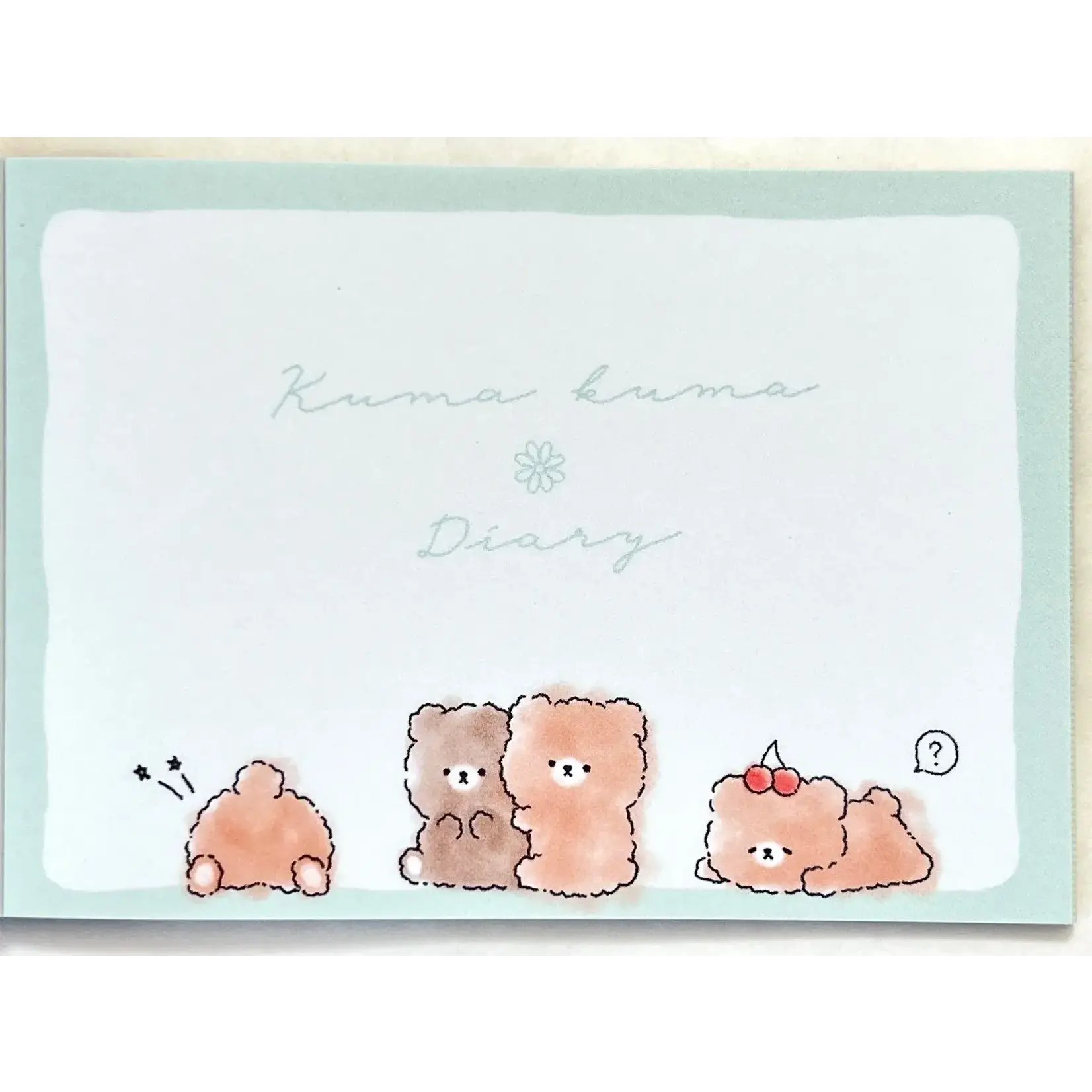 Crux Kuma Kuma Bear Diary Mini Notepads - 112669
