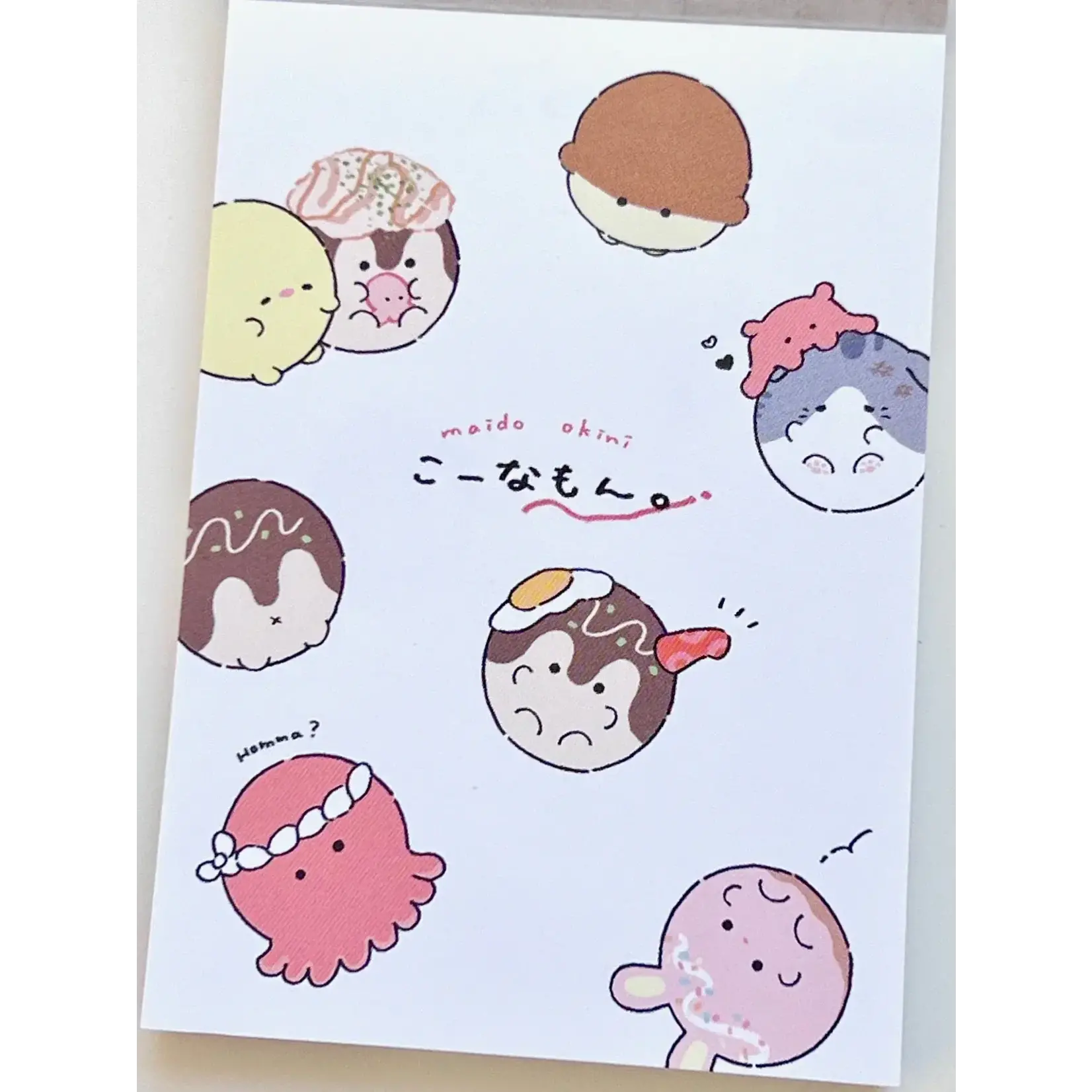 Crux Animal Takoyaki Mini Notepads - 119689