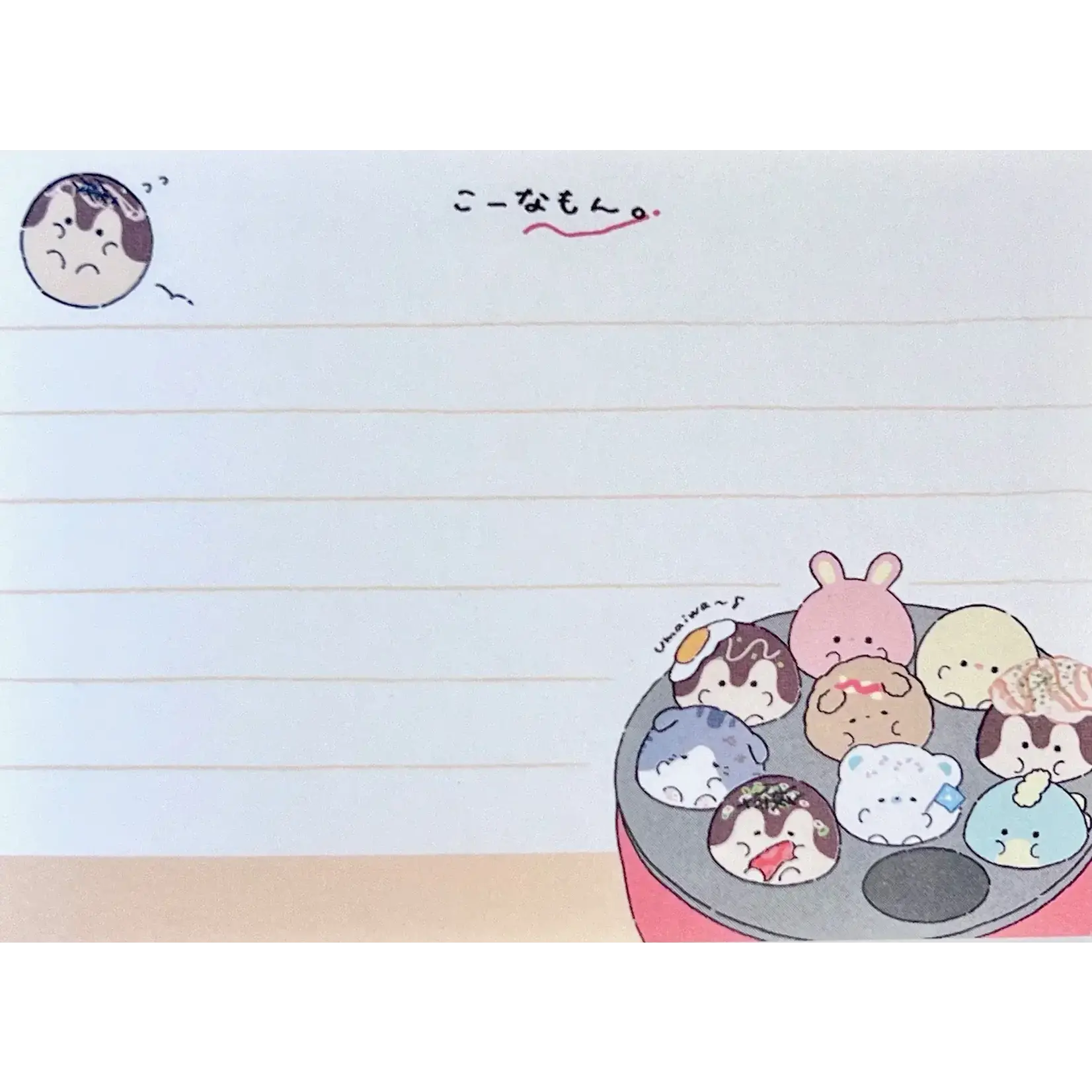 Crux Animal Takoyaki Mini Notepads - 119689