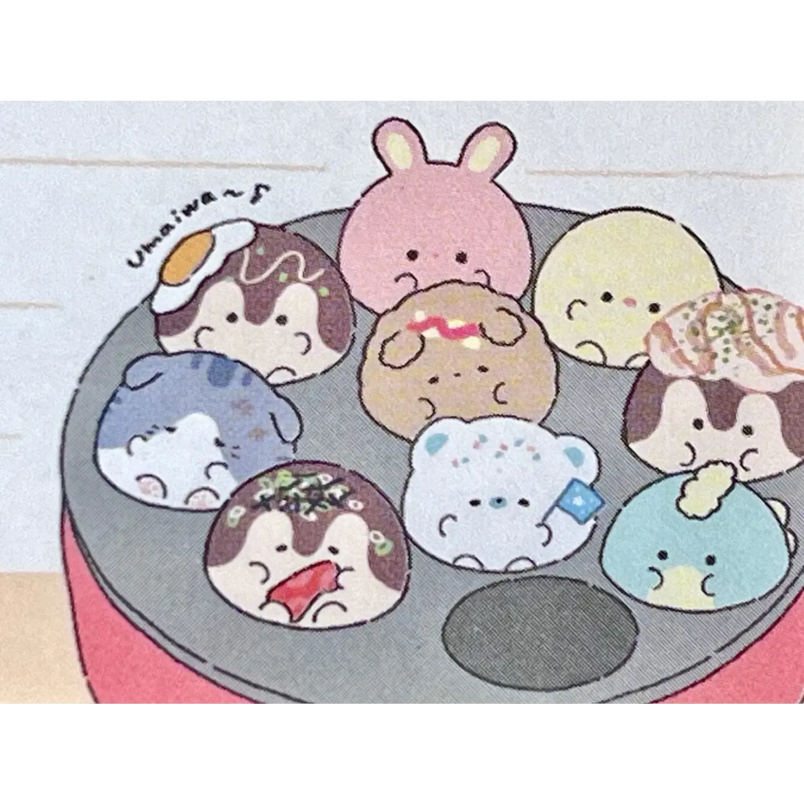 Crux Animal Takoyaki Mini Notepads - 119689