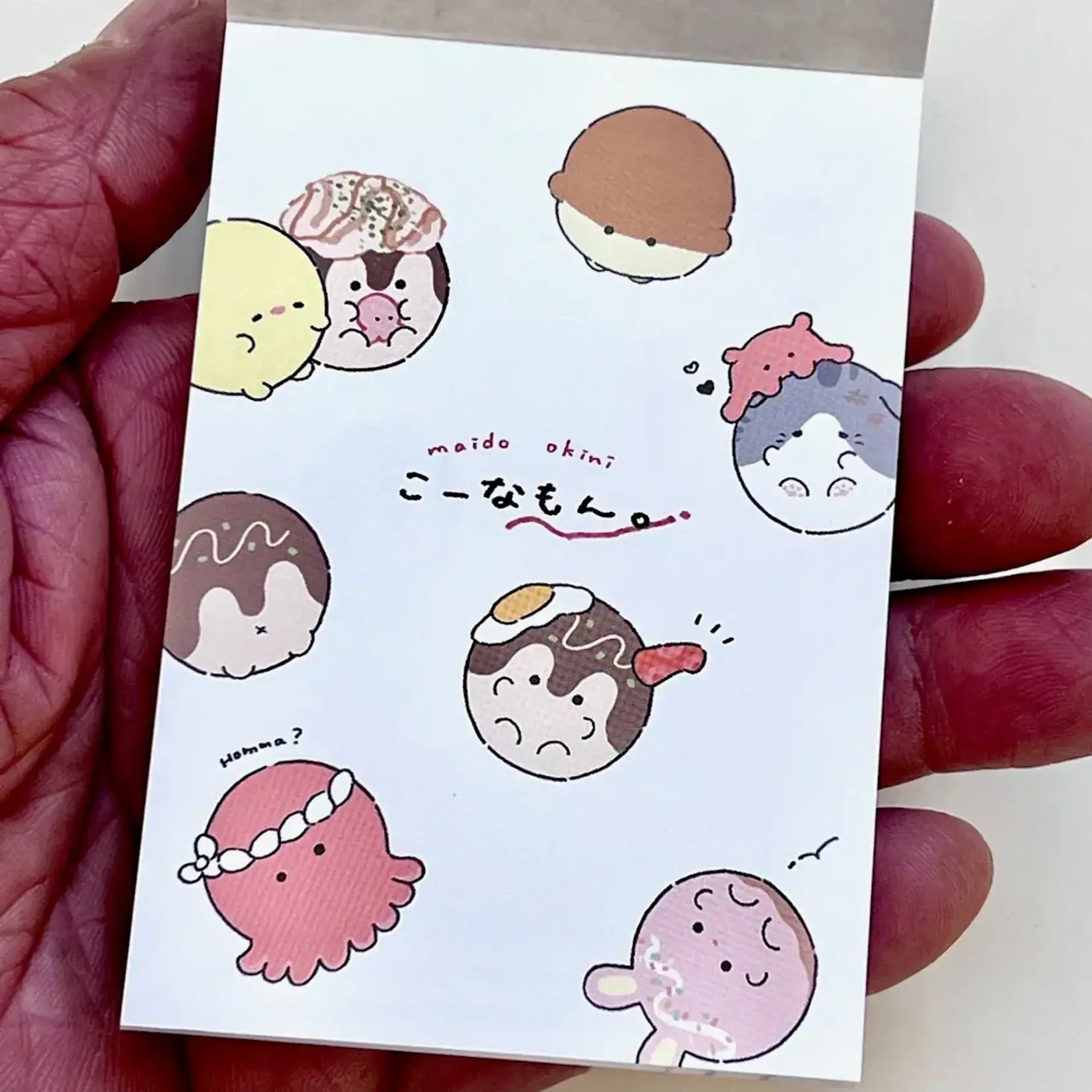 Crux Animal Takoyaki Mini Notepads - 119689