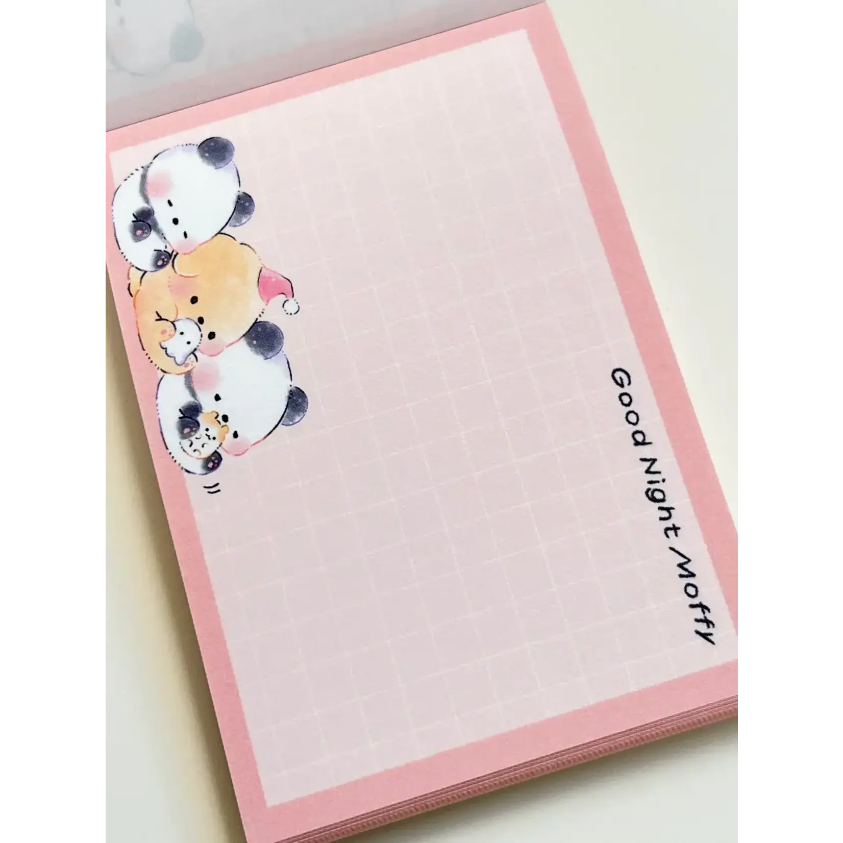 Kamio Panda Dog Good Night Mini Notepads - 211702