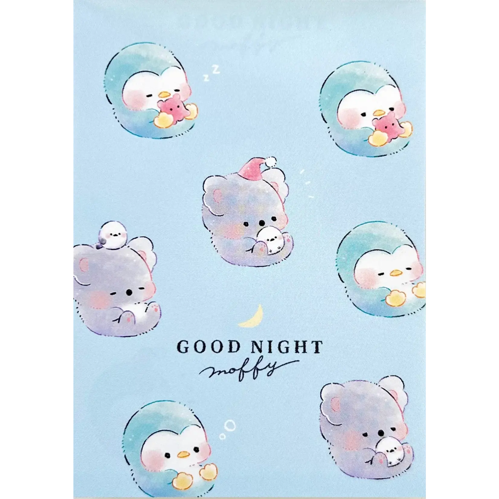 Kamio Bear Penguin Good Night Mini Notepads - 211703