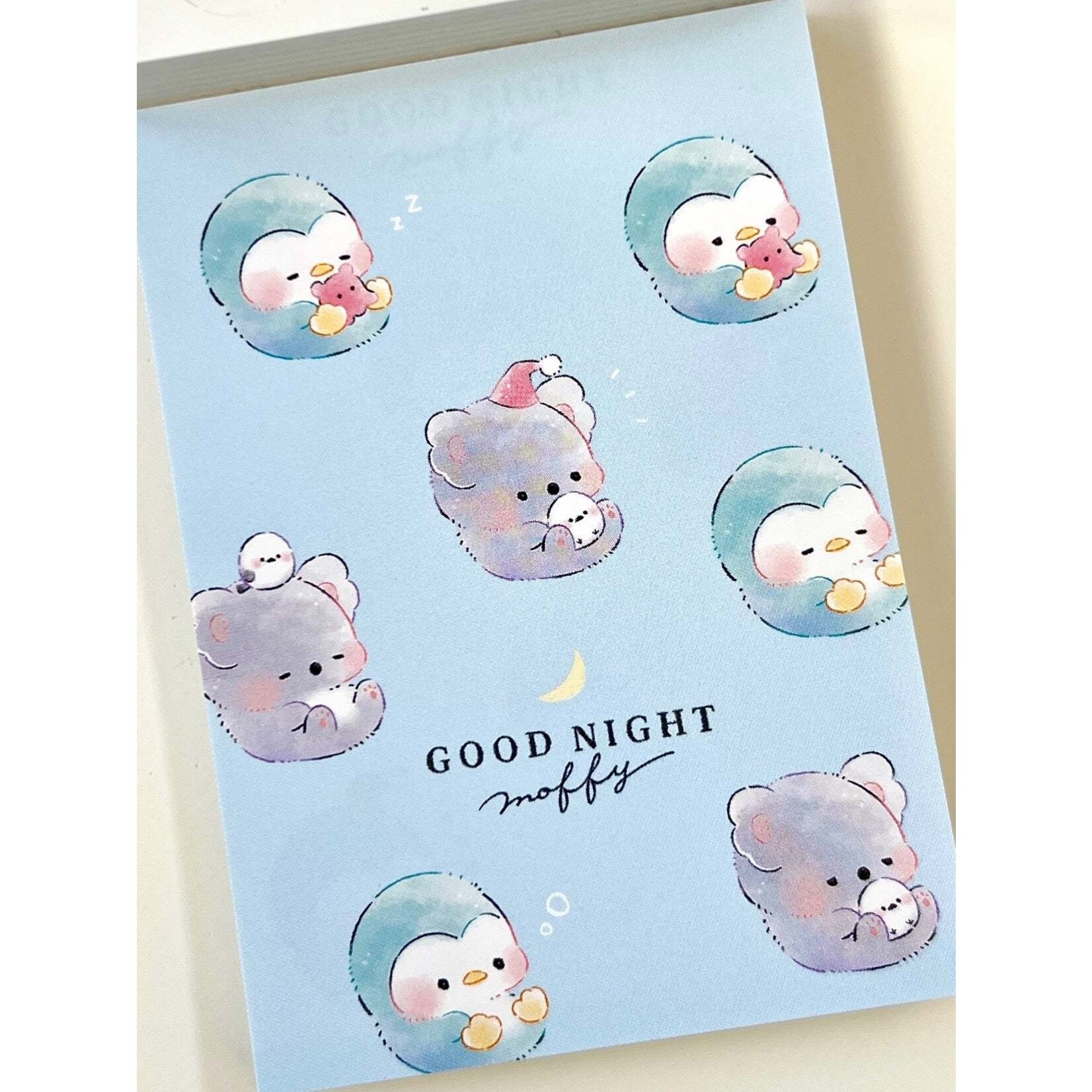 Kamio Bear Penguin Good Night Mini Notepads - 211703