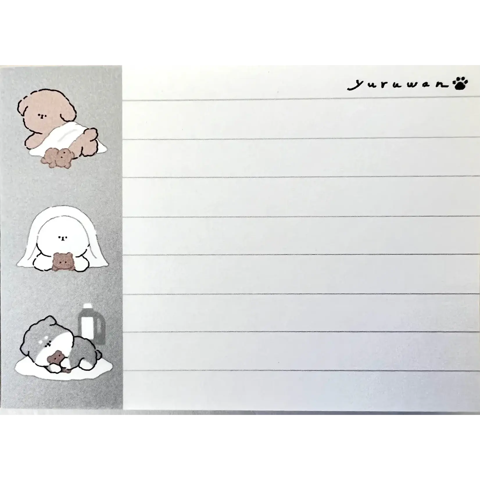 Kamio Puppy Dog Mini Notepads - 212054