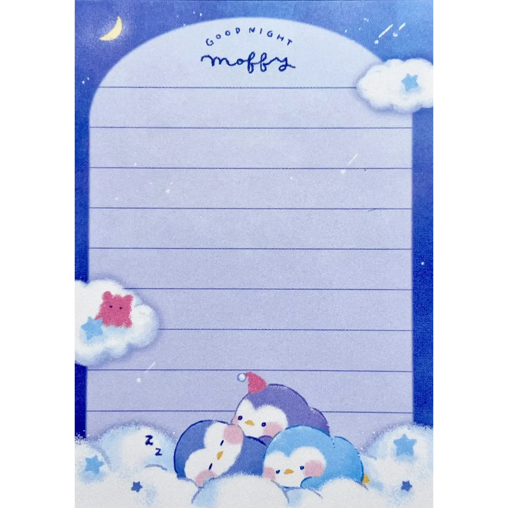 Kamio Cloud Penguins Mini Notepads - 216879