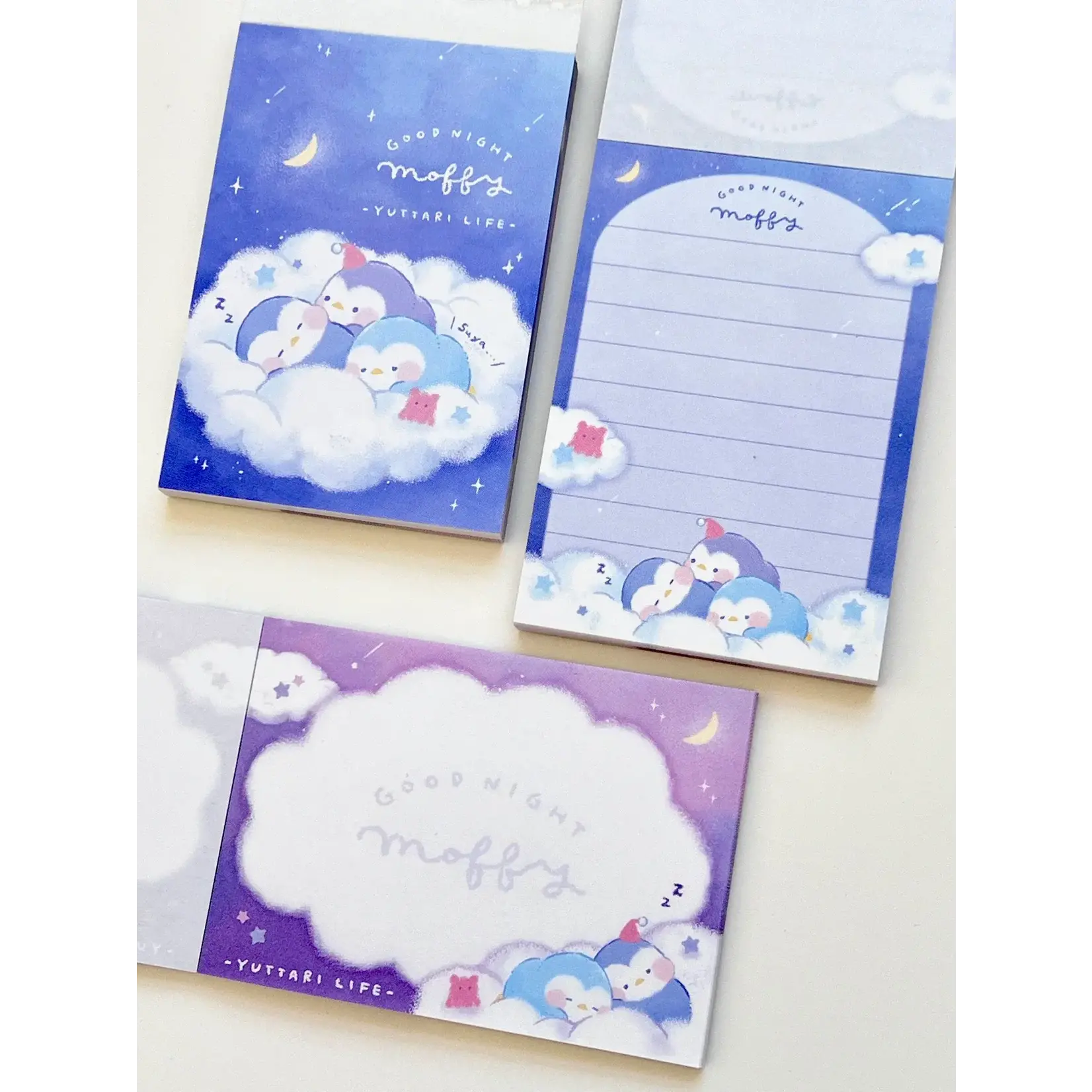 Kamio Cloud Penguins Mini Notepads - 216879