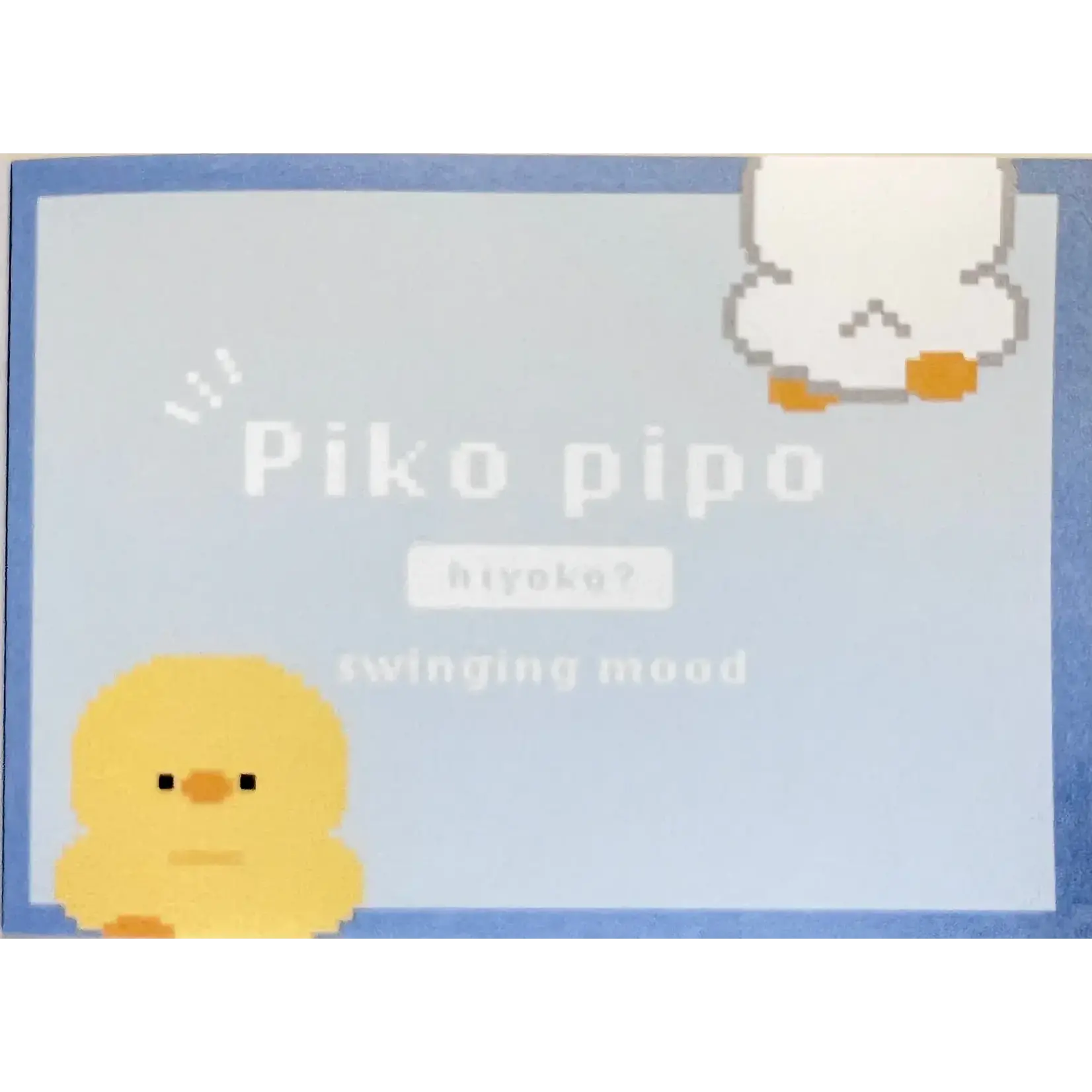 Kamio Pixel Chick Piko Pipo Mini Notepads - 218095