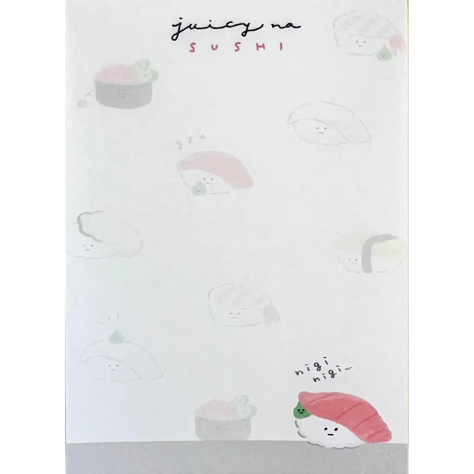 Kamio Sushi Juicy Mini Notepads - 218106