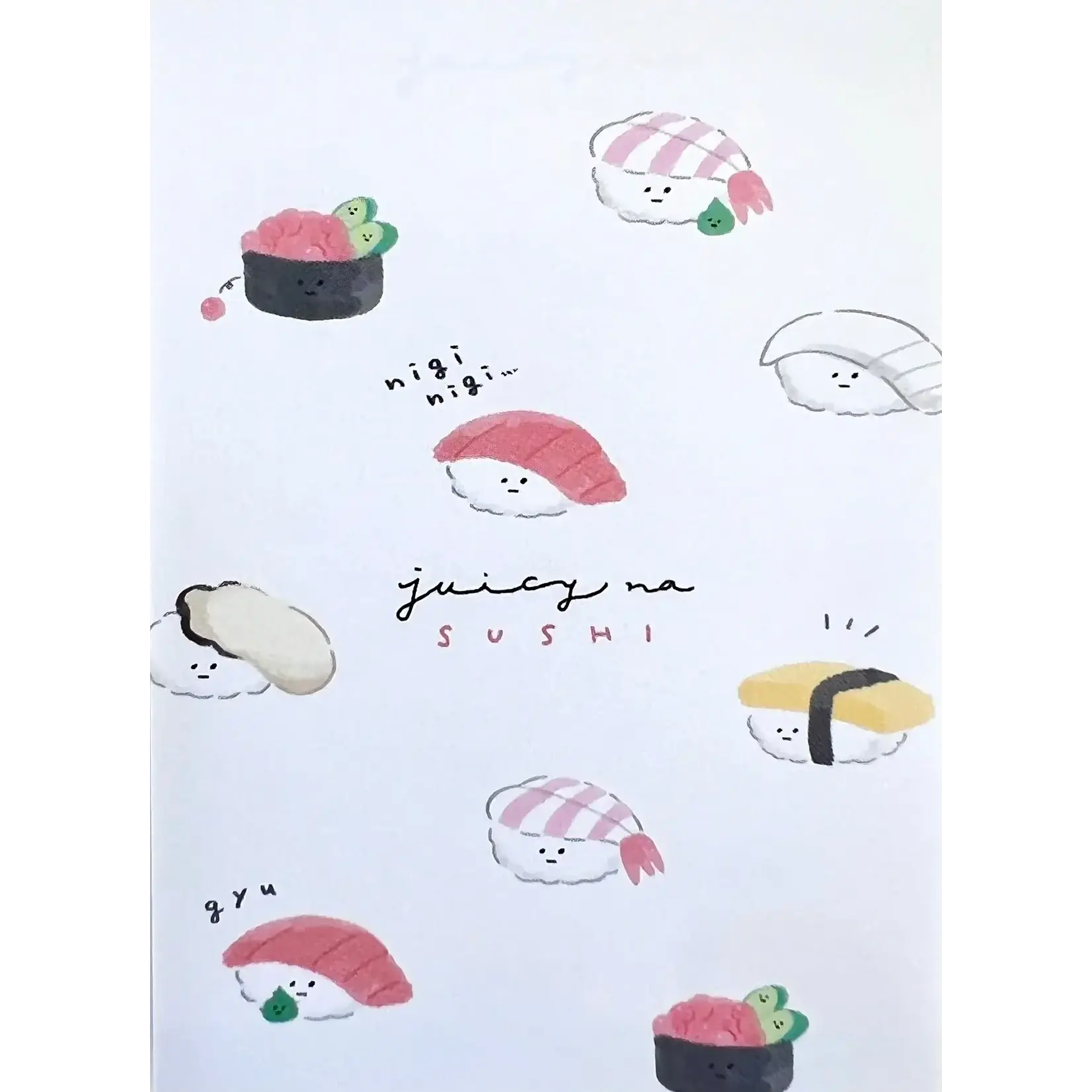 Kamio Sushi Juicy Mini Notepads - 218106