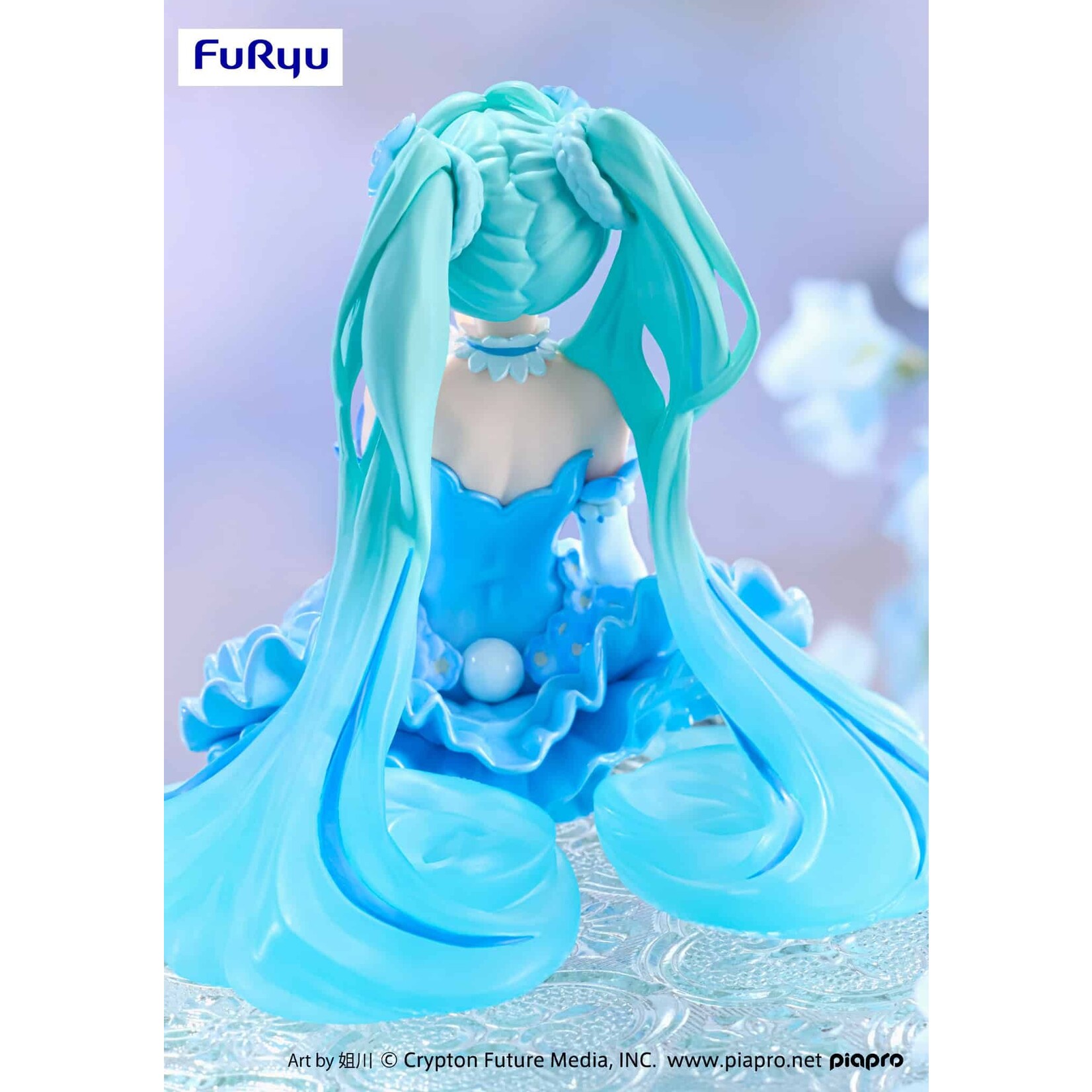 FuRyu Hatsune Miku Noodle Stopper Figure (Flower Fairy Nemophila Pail Blue) AMU-SHP2270-CI