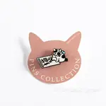 Pottering Cat Pottering Cat Enamel Pin Badge - Calligraphy