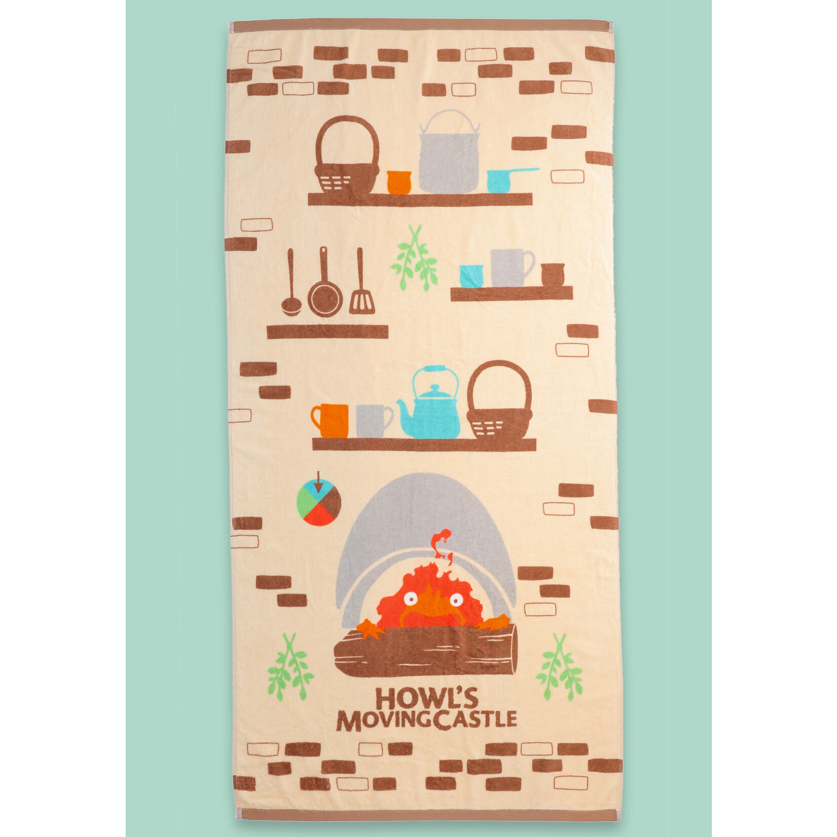 Marushin Bath Towel - Howl’s Moving Castle (Calcifer) MRS-937961