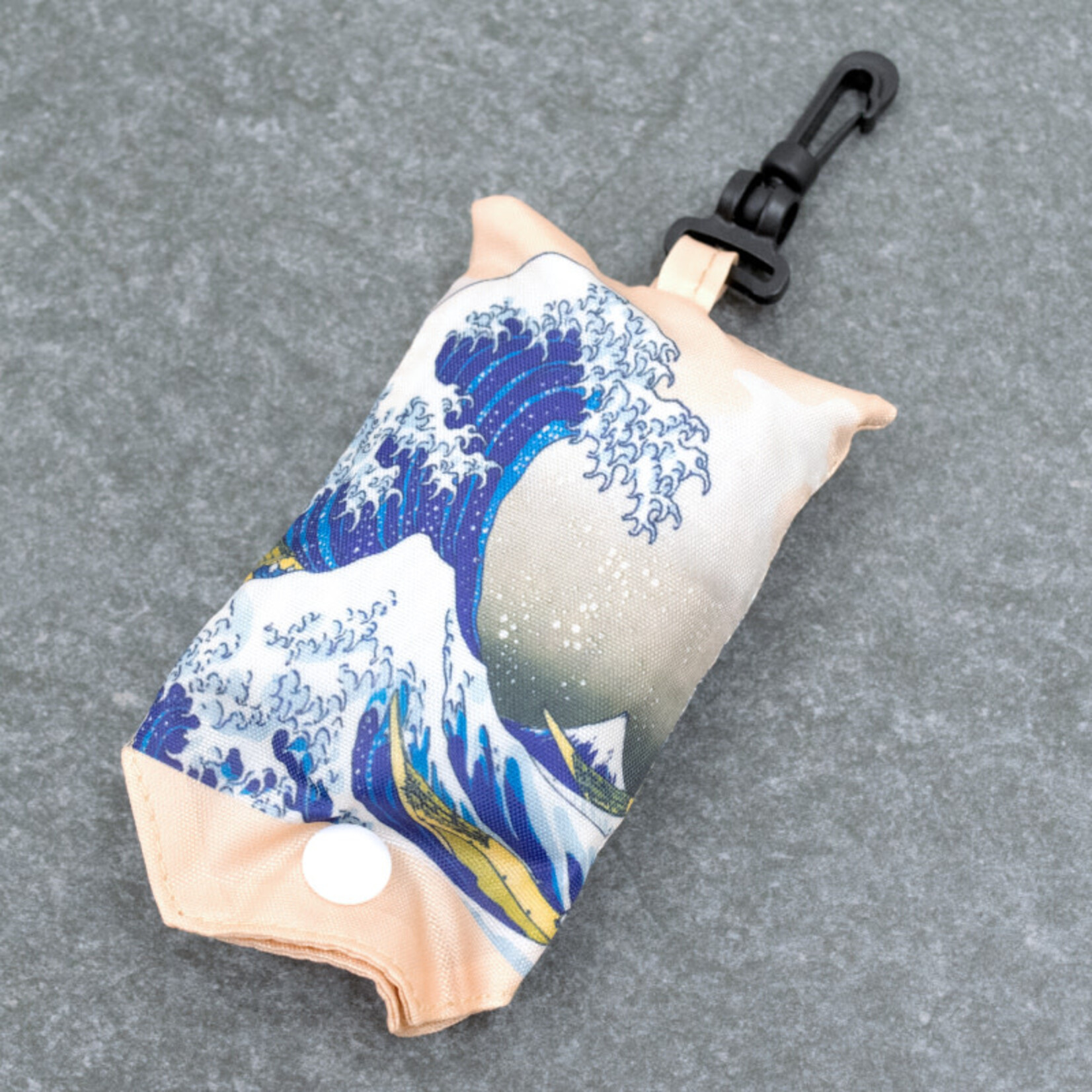 Ecology Shopping Bag Hokusai (Great Wave) 48×43cm w/ mini pouch
