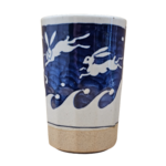 Cup 9oz  Frolicking Rabbits 4.5"H - J6812