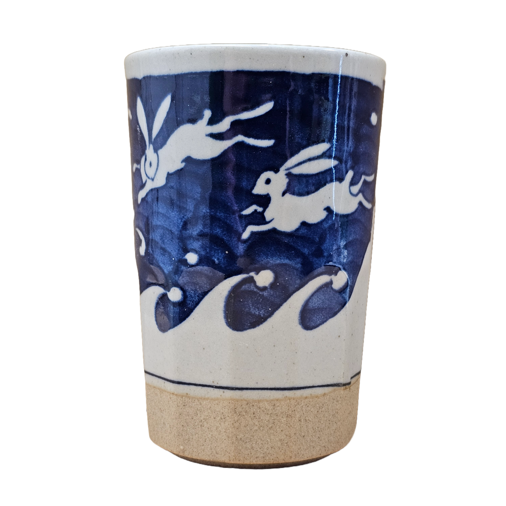 Cup 9oz  Frolicking Rabbits 4.5"H - J6812