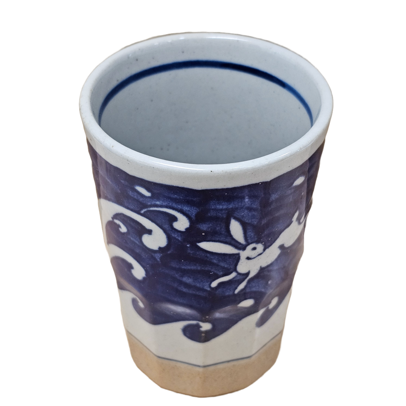 Cup 9oz  Frolicking Rabbits 4.5"H - J6812