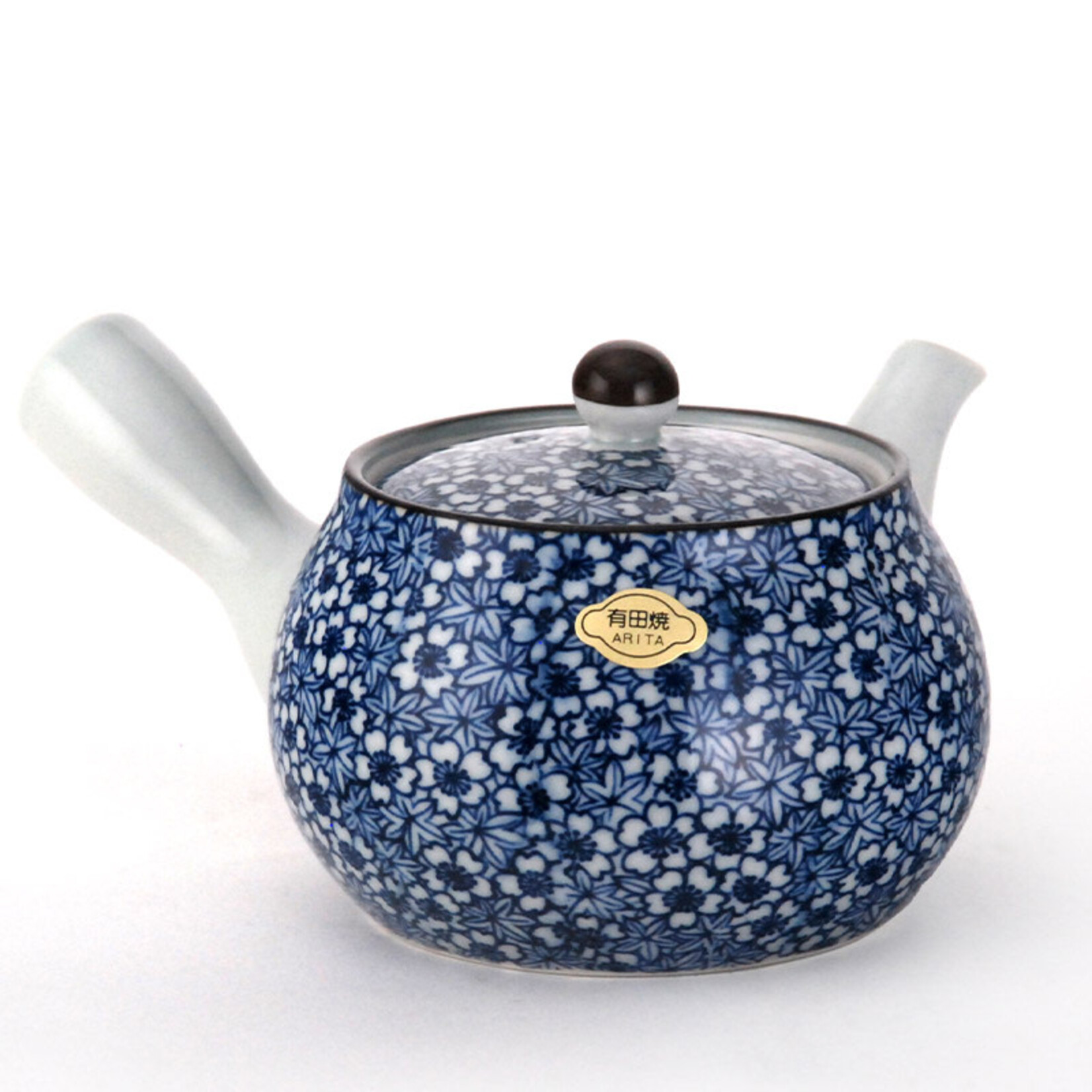 Teapot - Kyusu Arita Teapot with Stainless Steel Mesh Strainer 14oz - SN6-SM
