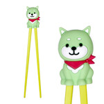 Chopsticks for Kids - With Helper - Shiba Green - EC23-G