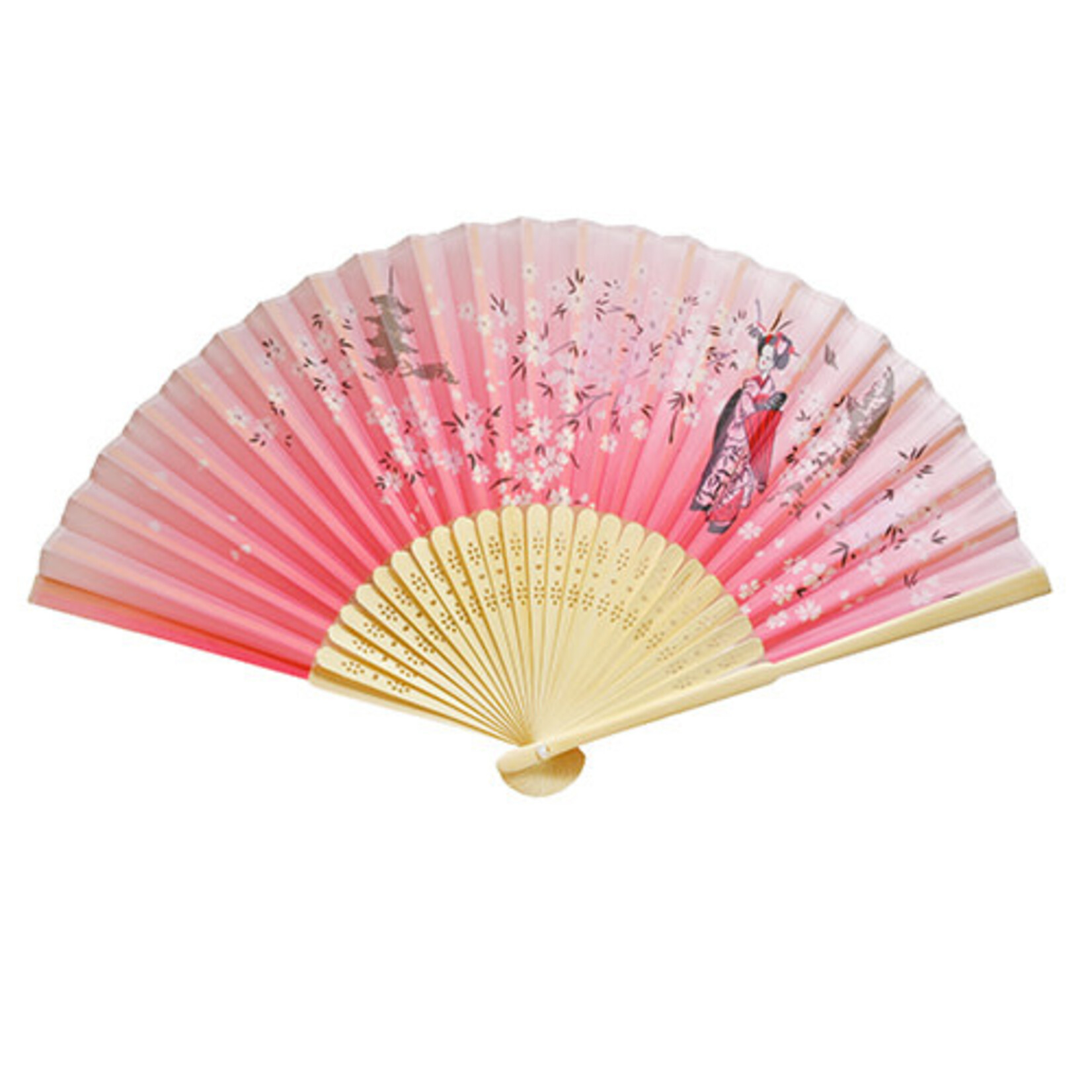FAN 9" Poly Sakura / Geisha #20