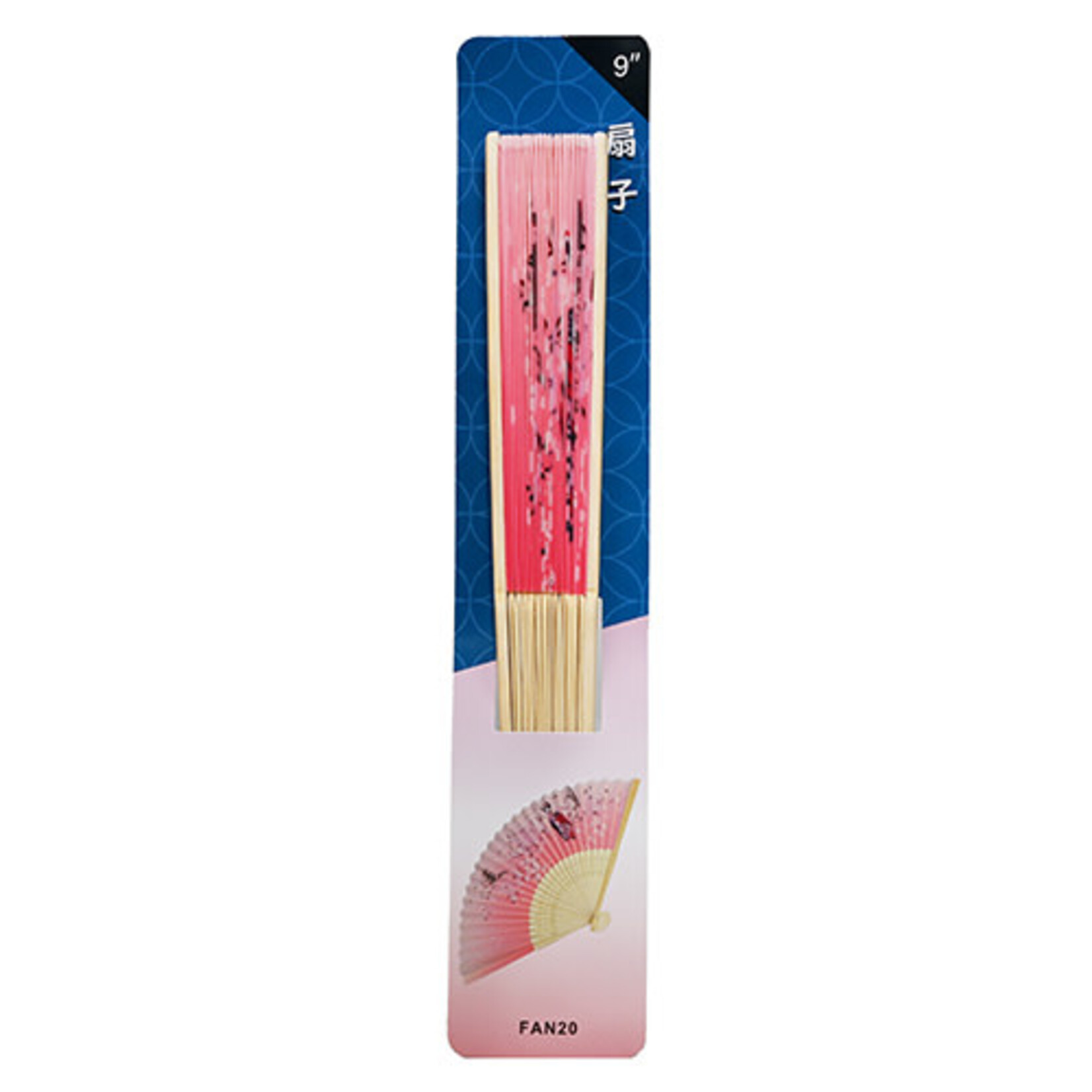 FAN 9" Poly Sakura / Geisha #20