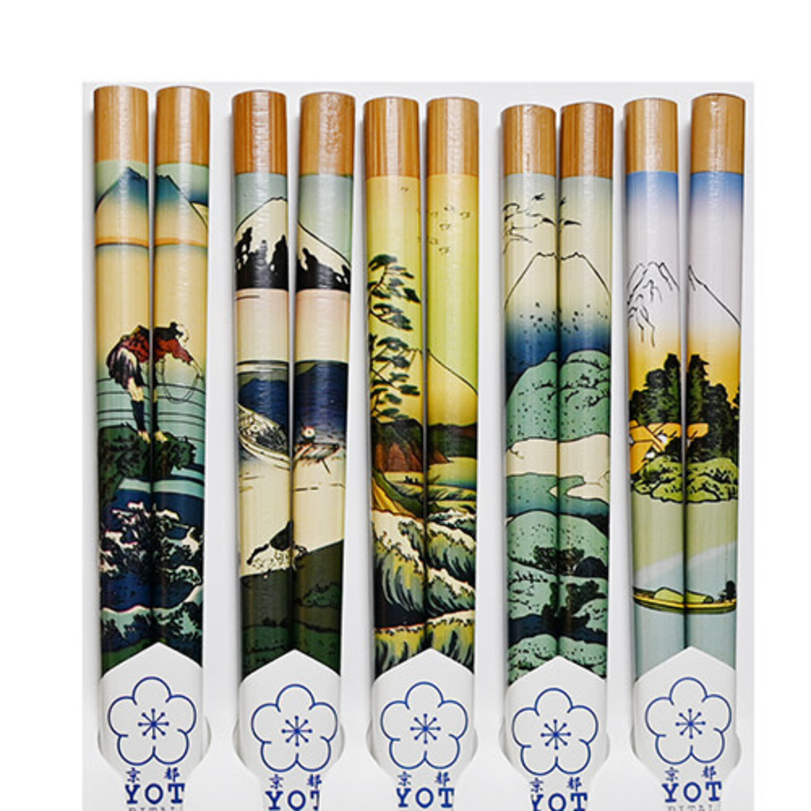 Scenes of Mt. Fuji Chopsticks Boxed Set - CH190