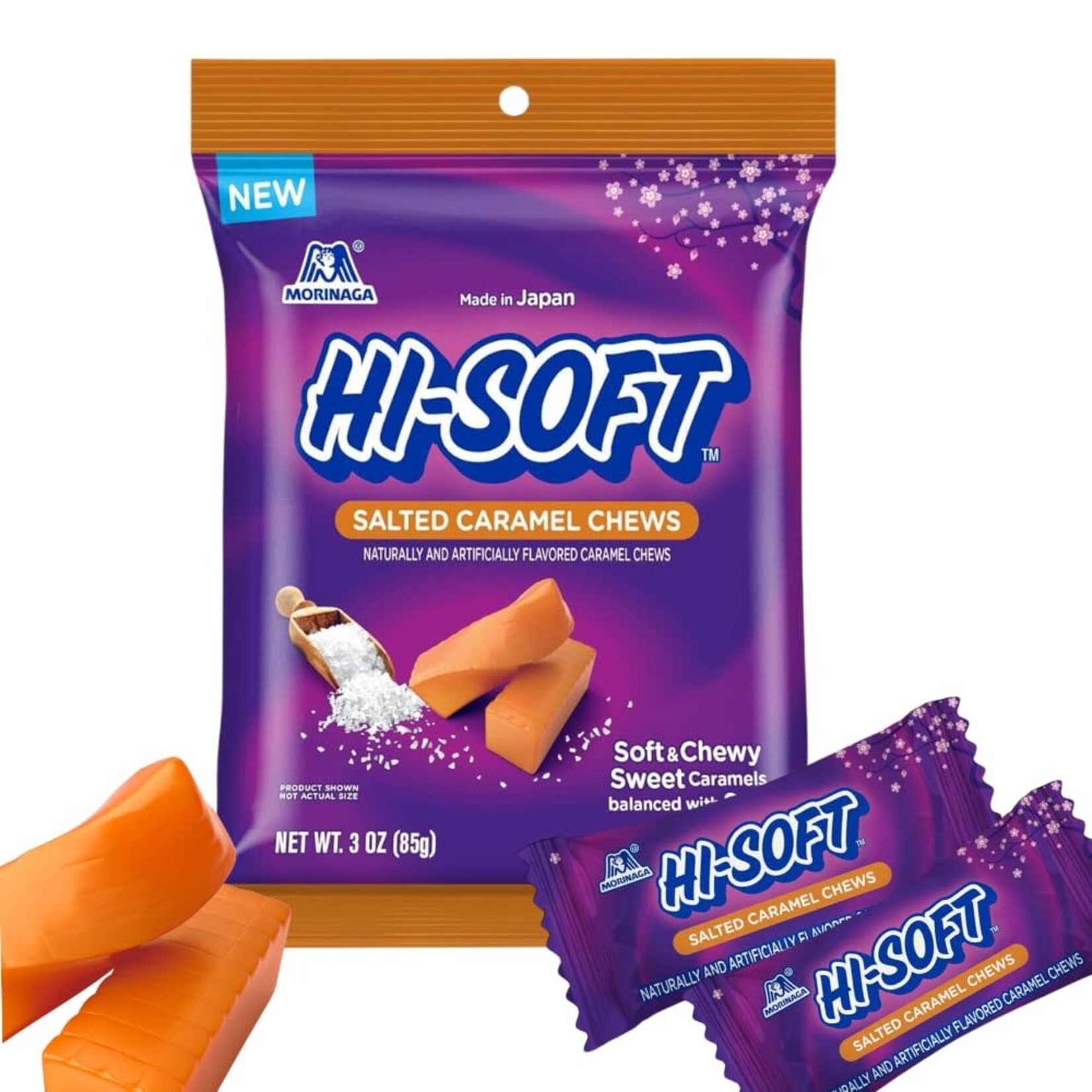 Morinaga Hi-Chew Soft Salted Caramel 3oz bag