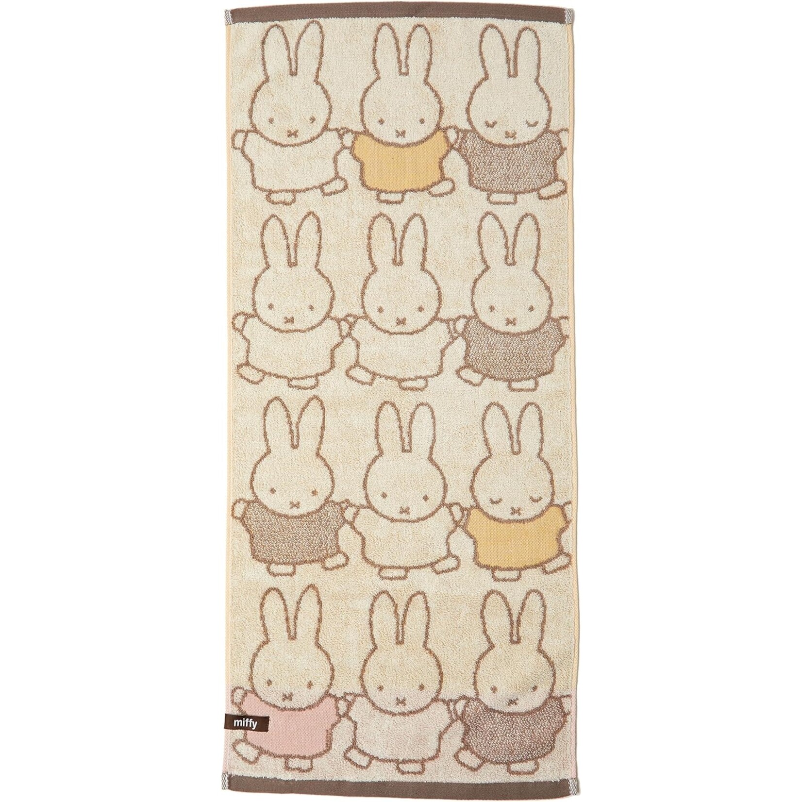 Marushin Face Towel - Miffy Holding Hands - 34x80cm 5805020200