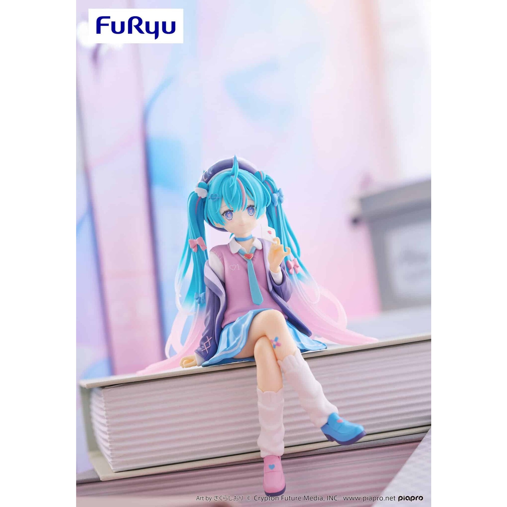 FuRyu Hatsune Miku Noodle Stopper Figure (Love Blazer Navy Color ver.) AMU-SHP2541-CI