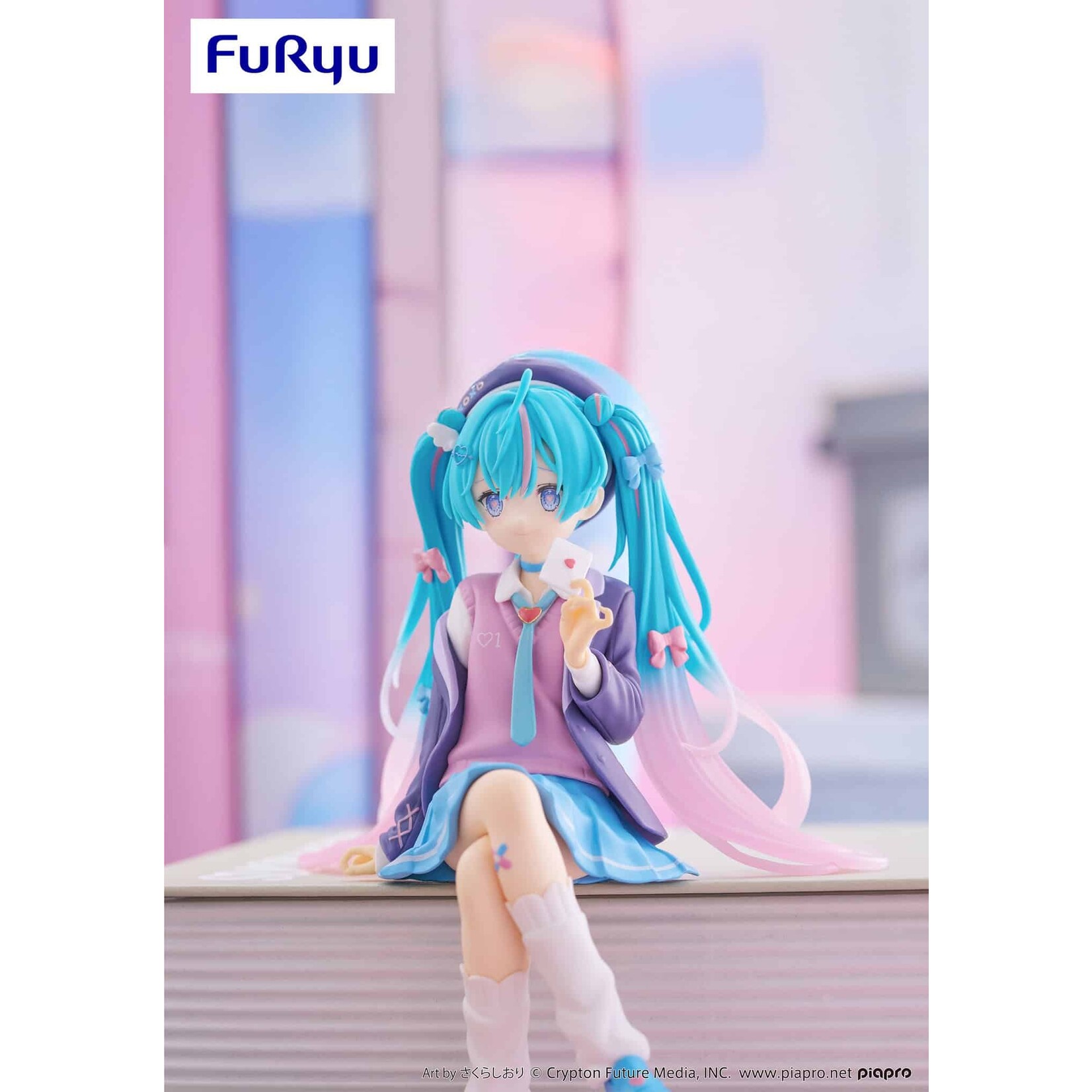 FuRyu Hatsune Miku Noodle Stopper Figure (Love Blazer Navy Color ver.) AMU-SHP2541-CI
