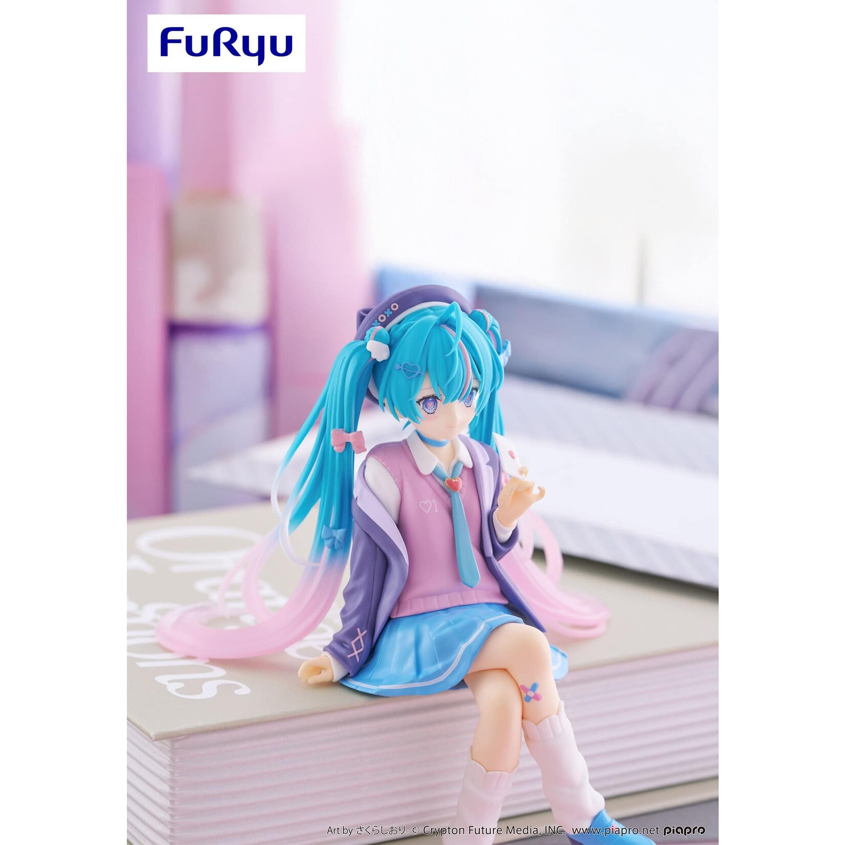 FuRyu Hatsune Miku Noodle Stopper Figure (Love Blazer Navy Color ver.) AMU-SHP2541-CI
