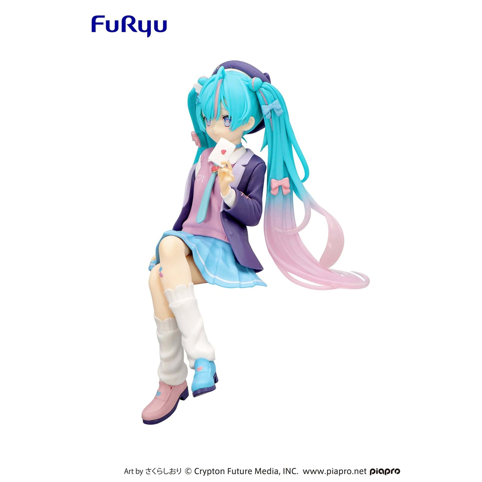 FuRyu Hatsune Miku Noodle Stopper Figure (Love Blazer Navy Color ver.) AMU-SHP2541-CI
