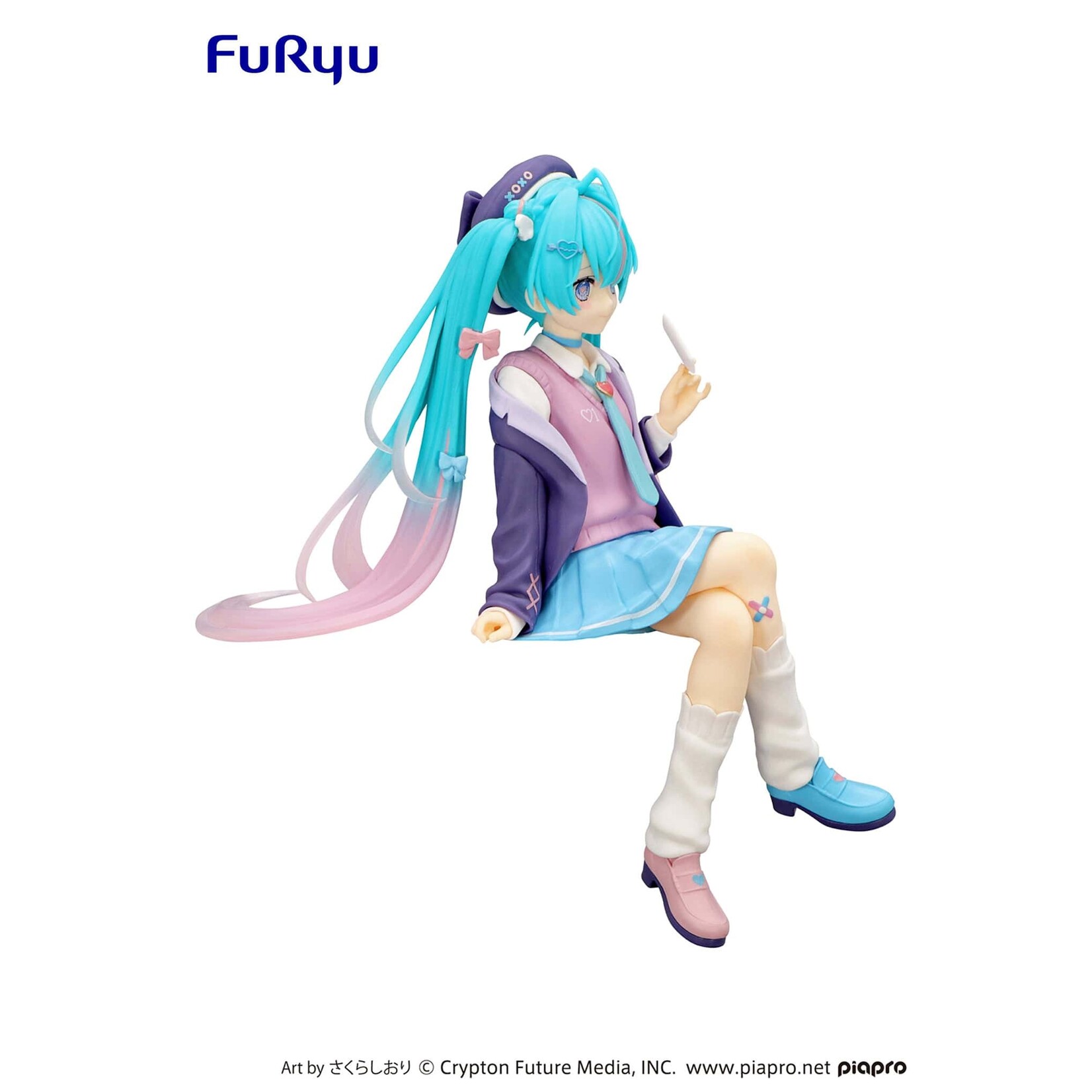 FuRyu Hatsune Miku Noodle Stopper Figure (Love Blazer Navy Color ver.) AMU-SHP2541-CI