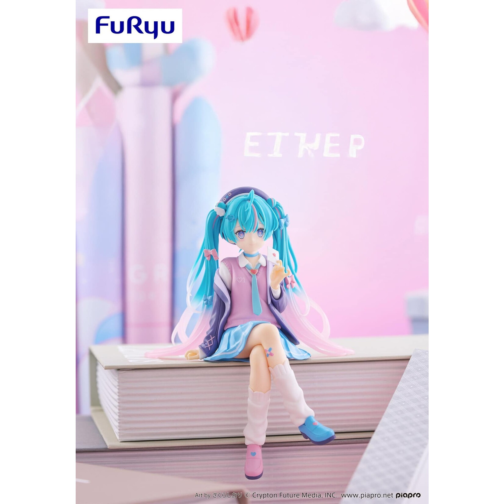 FuRyu Hatsune Miku Noodle Stopper Figure (Love Blazer Navy Color ver.) AMU-SHP2541-CI