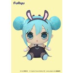 FuRyu Hatsune Miku KYURUMARU 9.8" Plush Toy (Black Rabbit ver.) AMU-SHP2310-CI