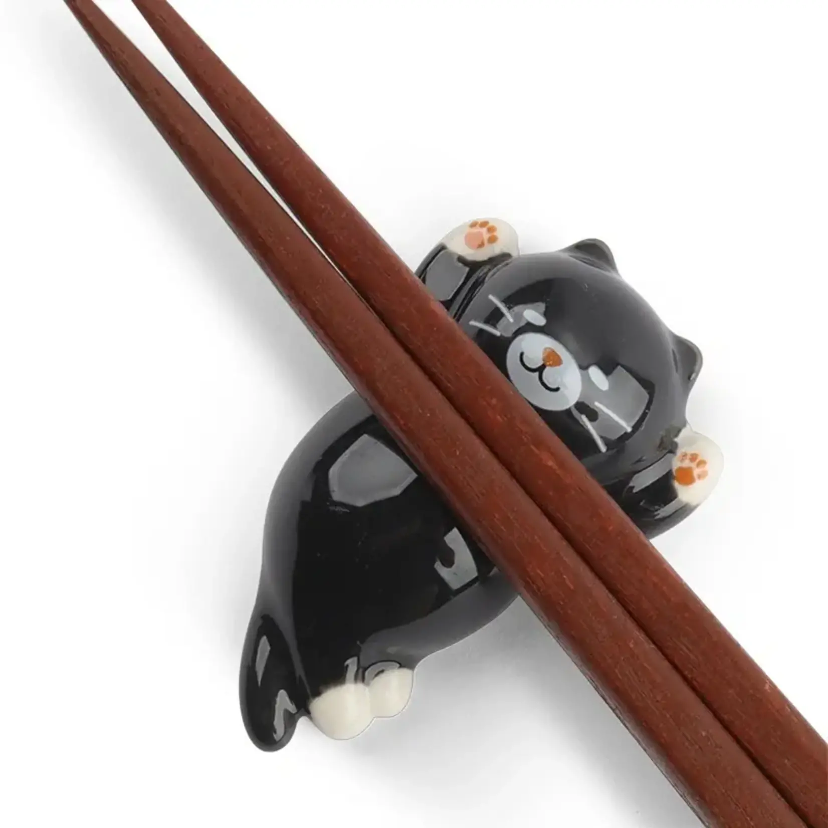 Chopstick Rest - Cat Kuro Relaxing - MG-38953