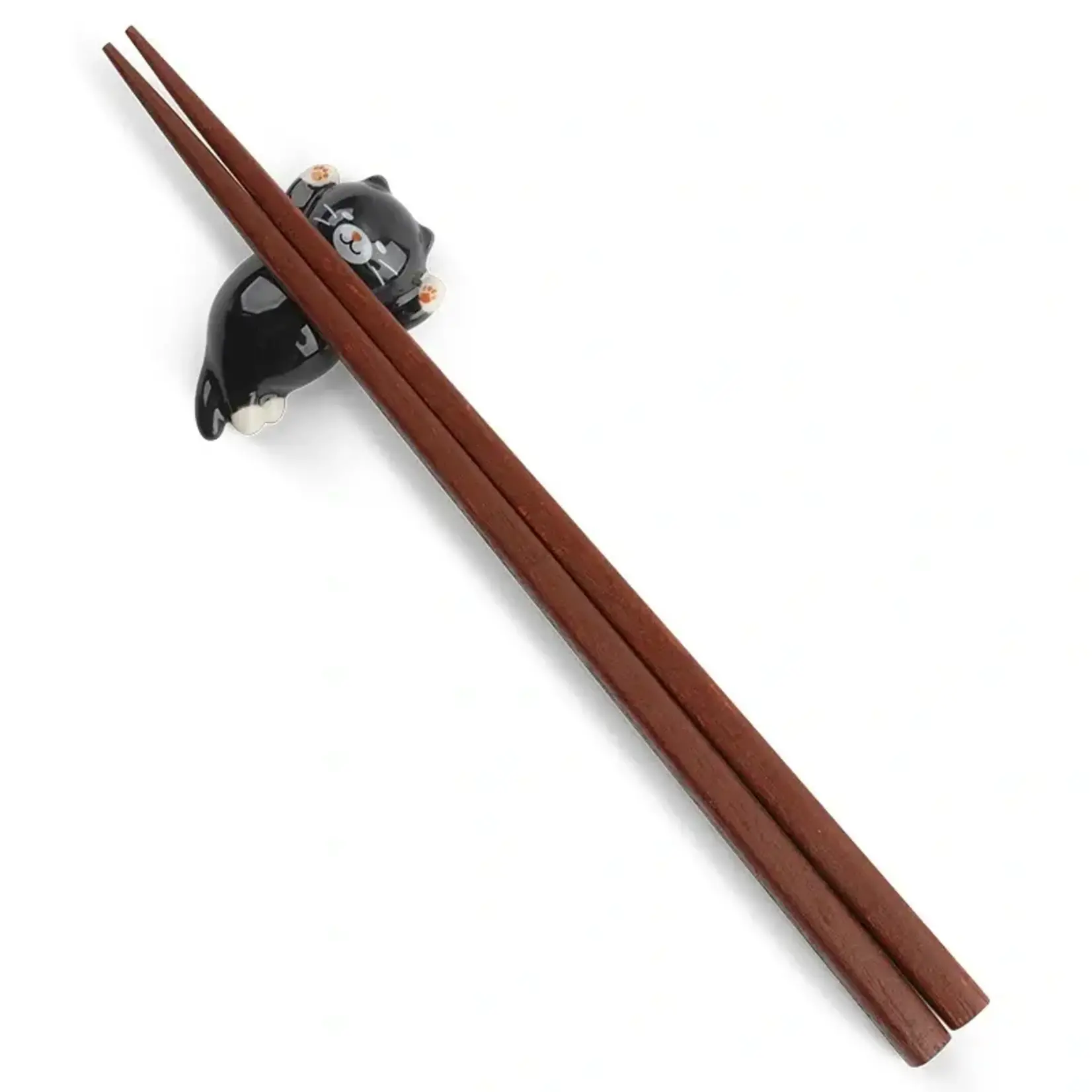 Chopstick Rest - Cat Kuro Relaxing - MG-38953