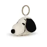 Bon Ton Toys Peanuts Snoopy Head - Keychain Plush Corduroy 2"