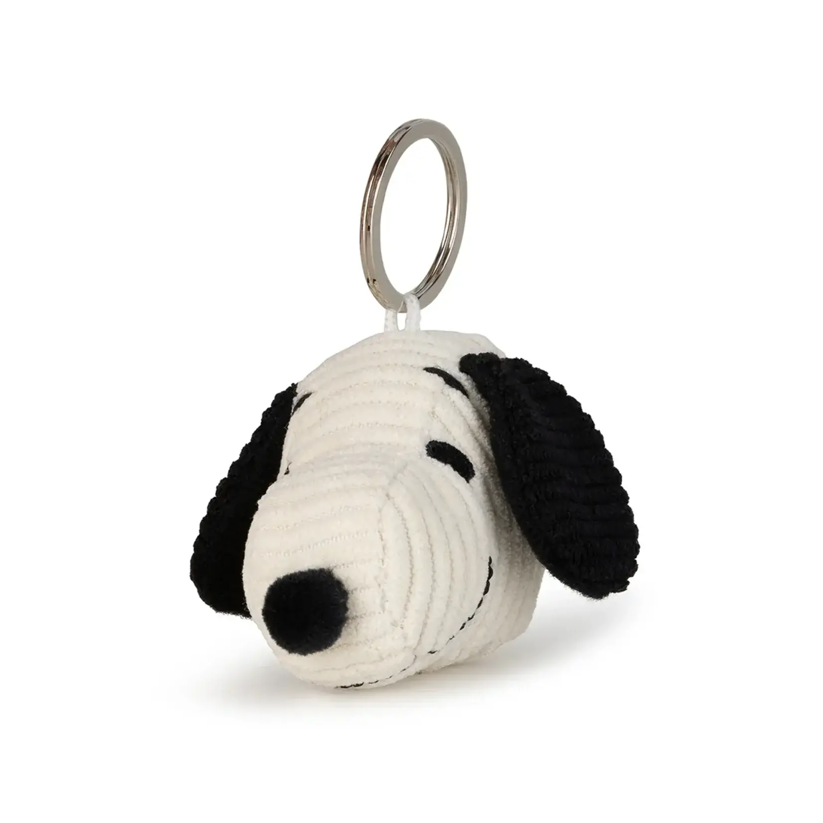 Bon Ton Toys Peanuts Snoopy Head - Keychain Plush Corduroy 2"