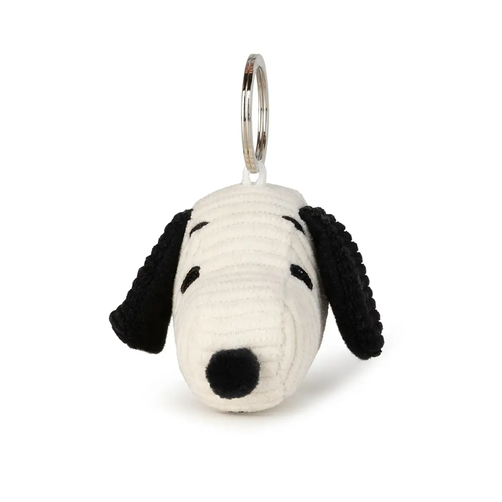 Bon Ton Toys Peanuts Snoopy Head - Keychain Plush Corduroy 2"