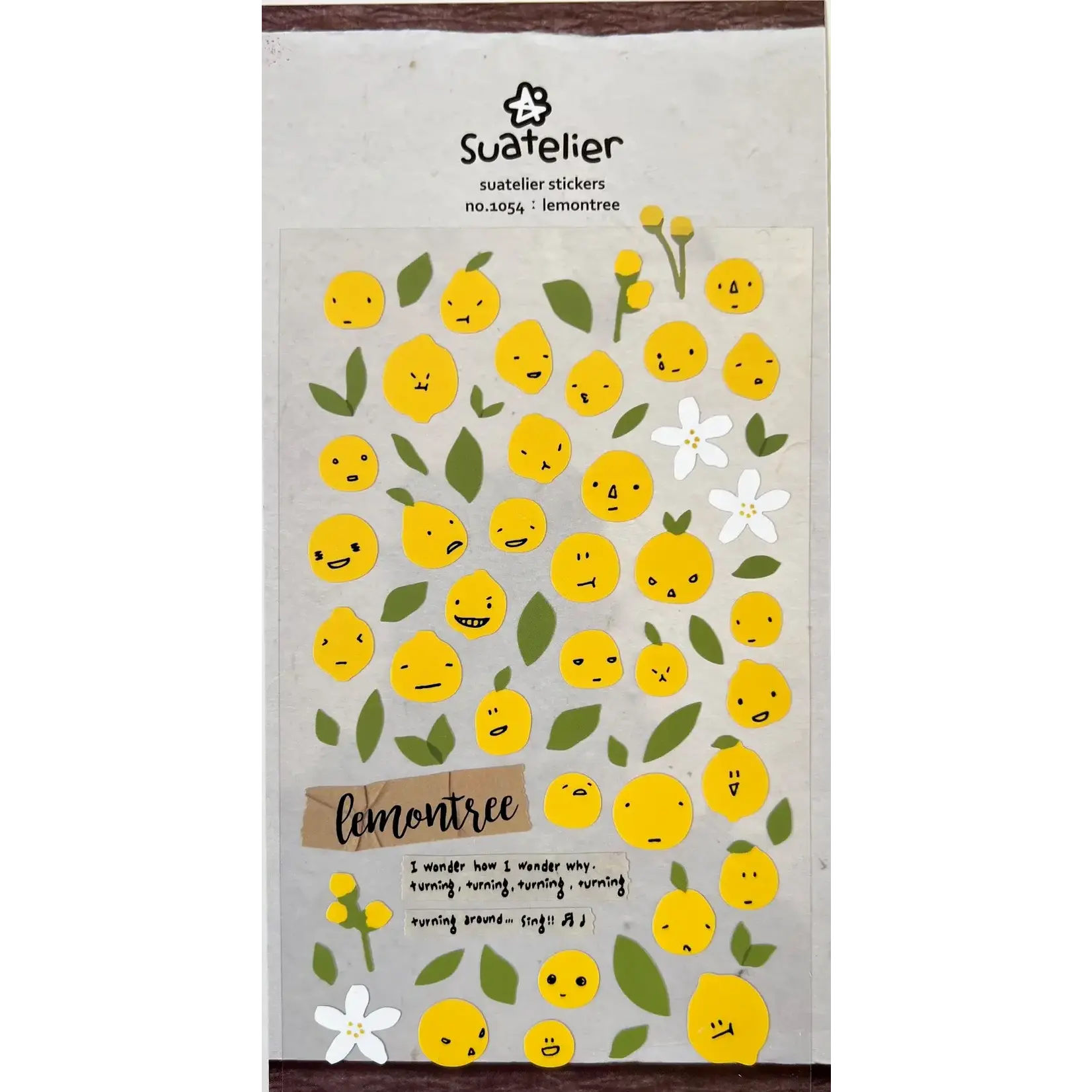 Suatelier Lemon Tree Stickers - 01054