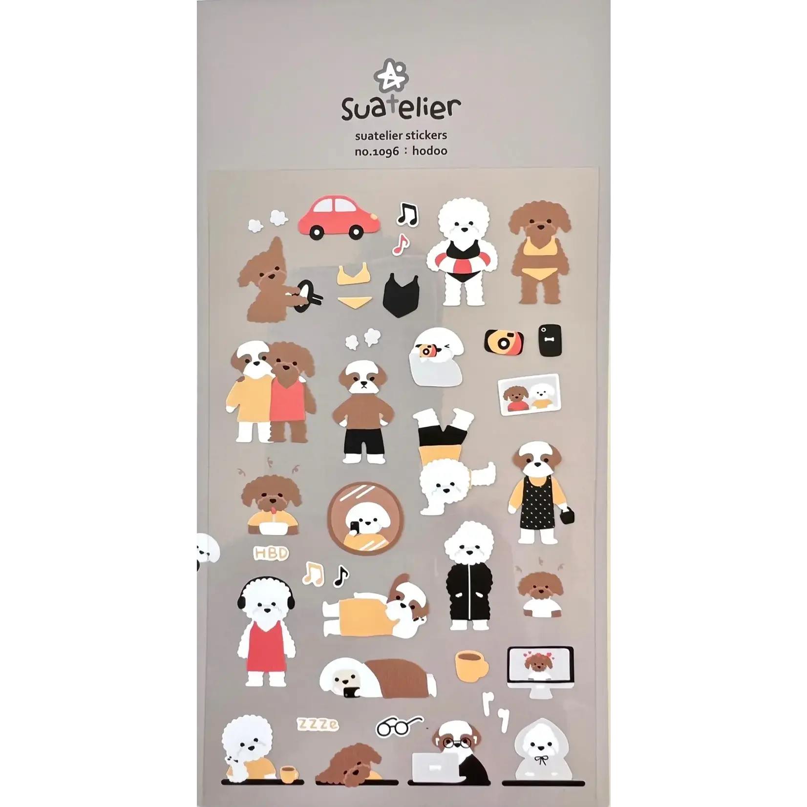 Suatelier Hodoo Puppy Life Stickers - 01096
