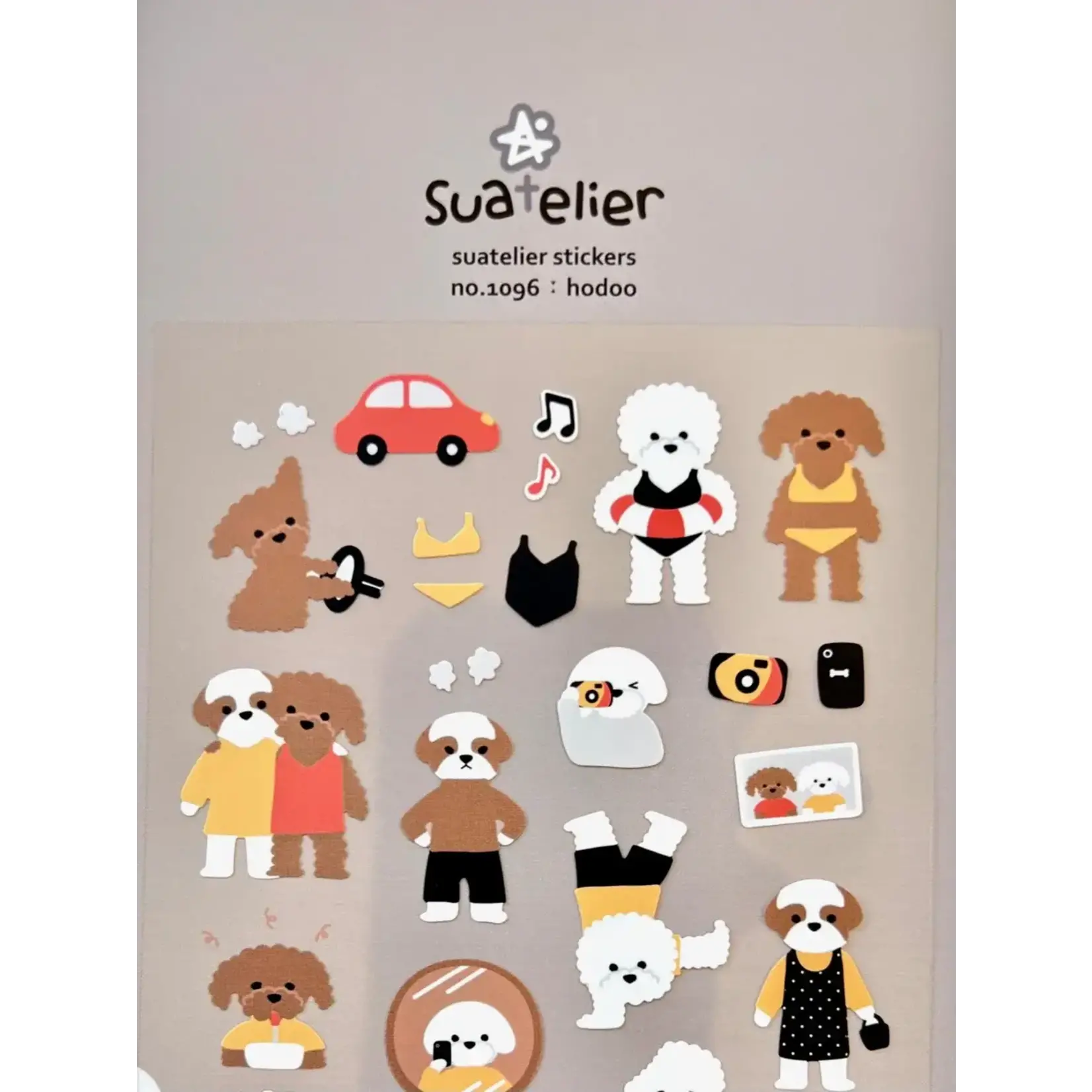 Suatelier Hodoo Puppy Life Stickers - 01096