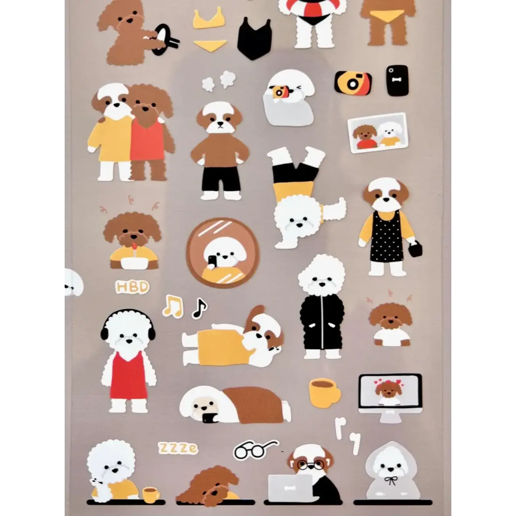 Suatelier Hodoo Puppy Life Stickers - 01096