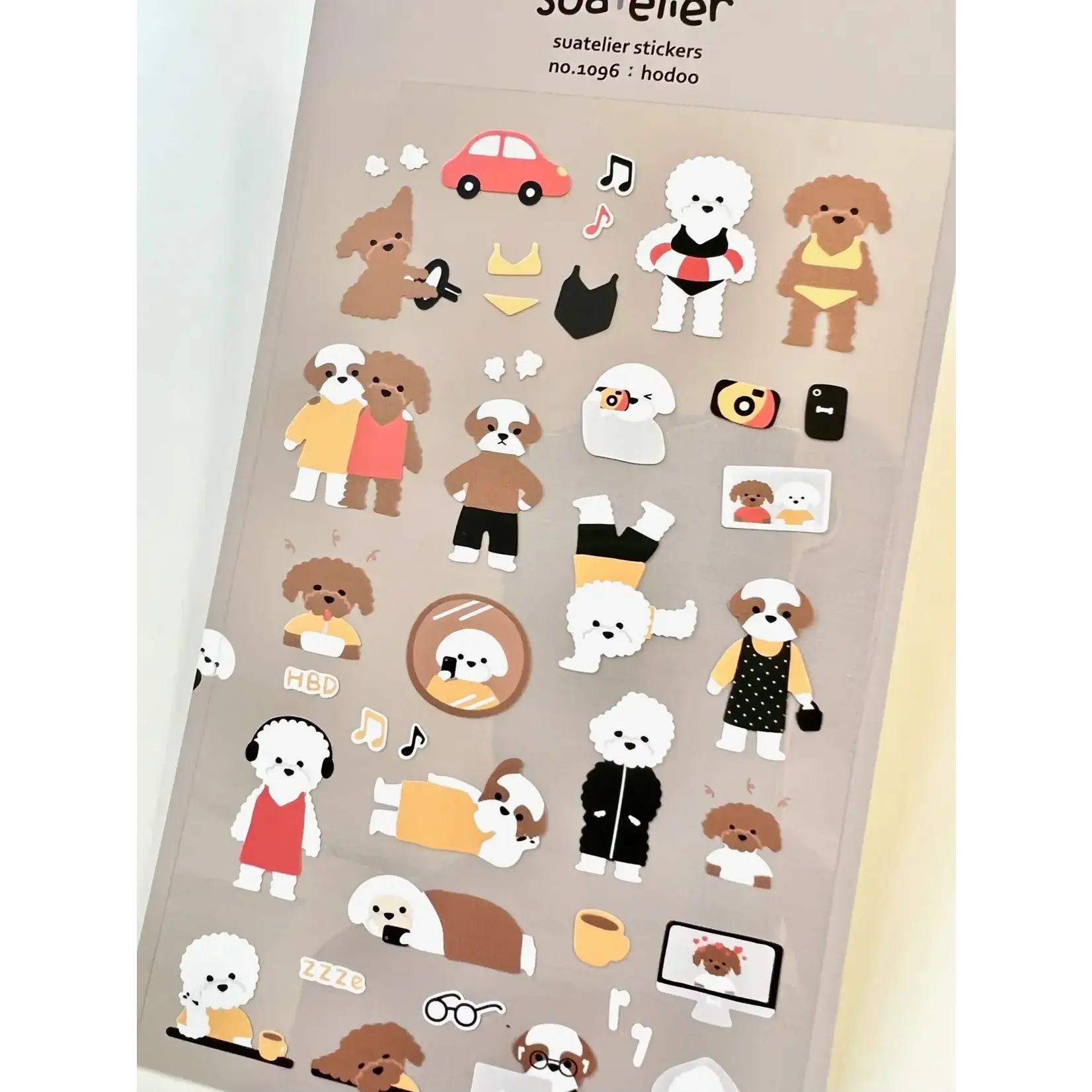 Suatelier Hodoo Puppy Life Stickers - 01096