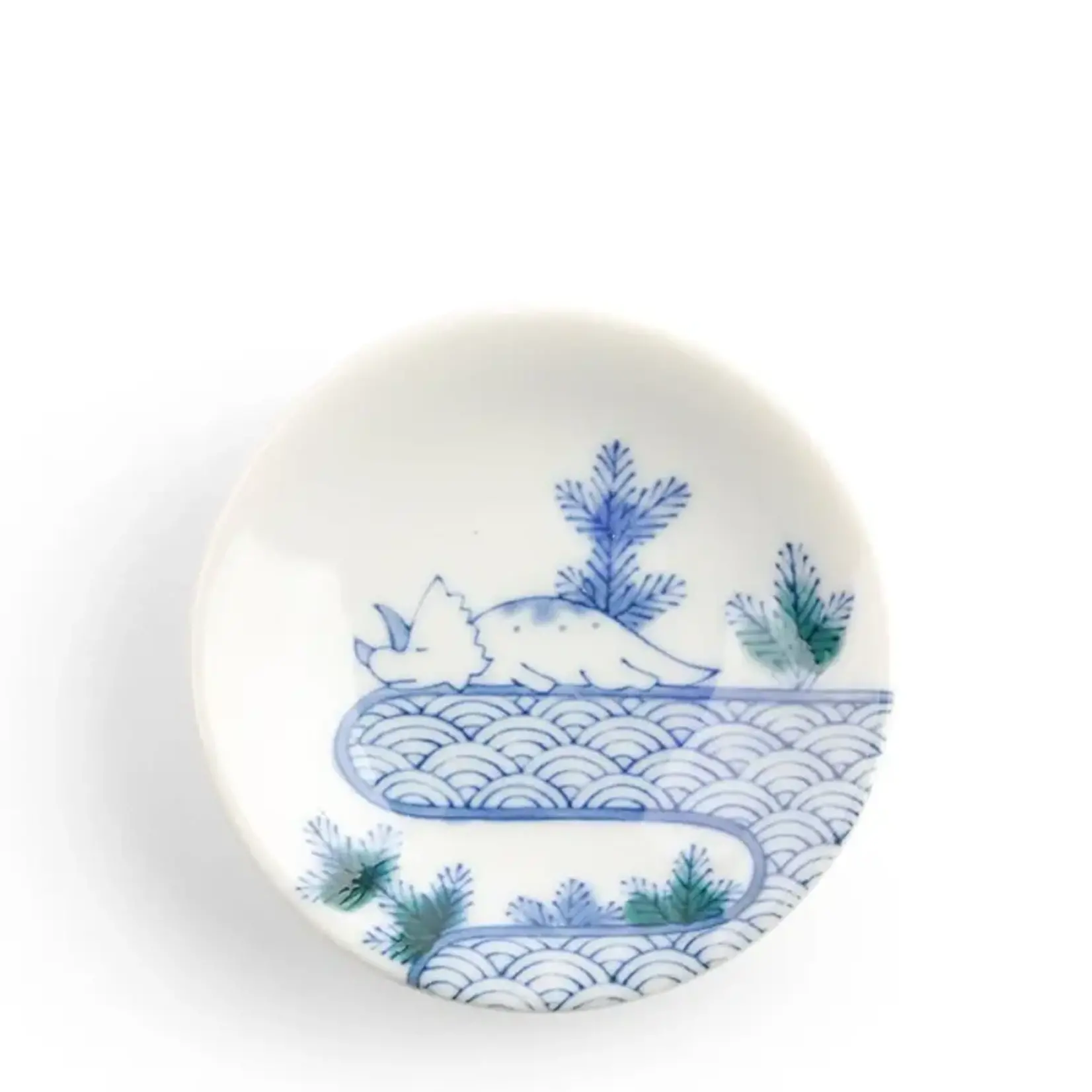 Flower Dino 3.5" Sauce Dish - J6821